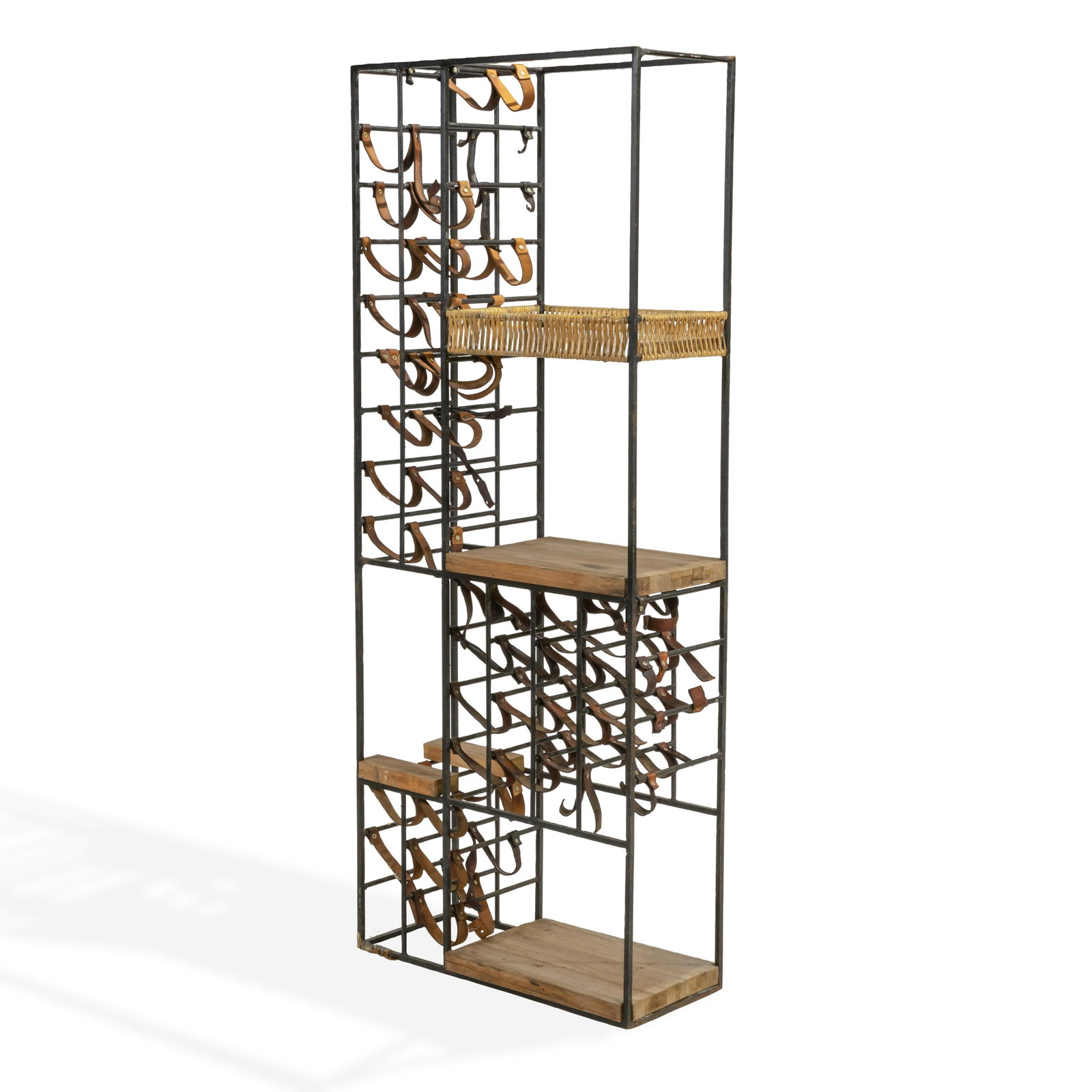 Arthur Umanoff - Wine Rack: Description - An Arthur Umanoff wine rack. Dimensions - 66" x 27" x 11"
