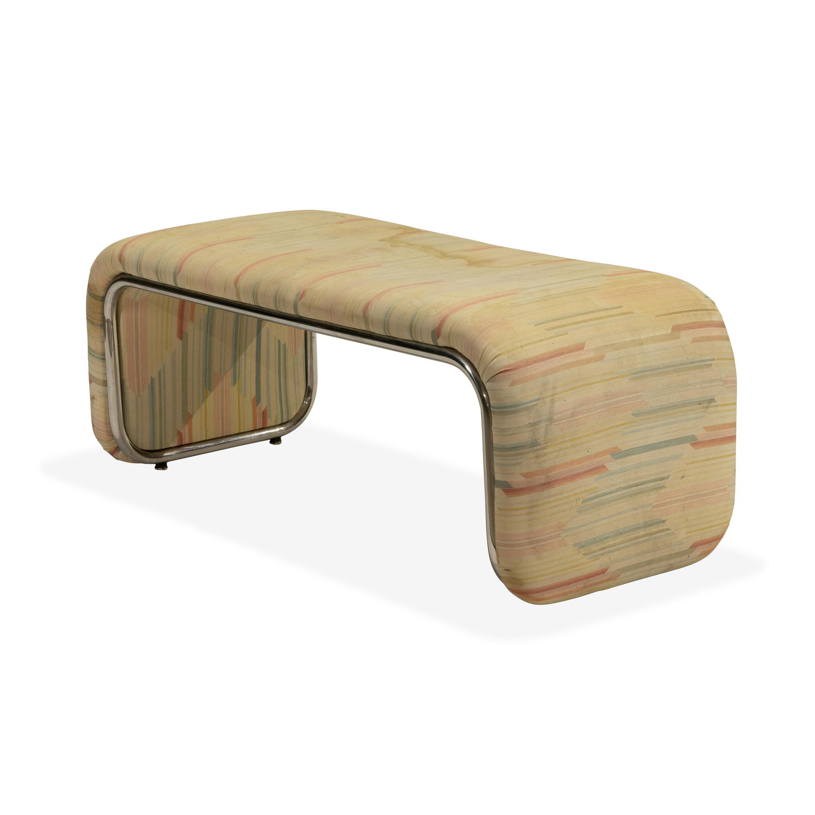 Karl Springer Style Waterfall Bench (1 of 2)