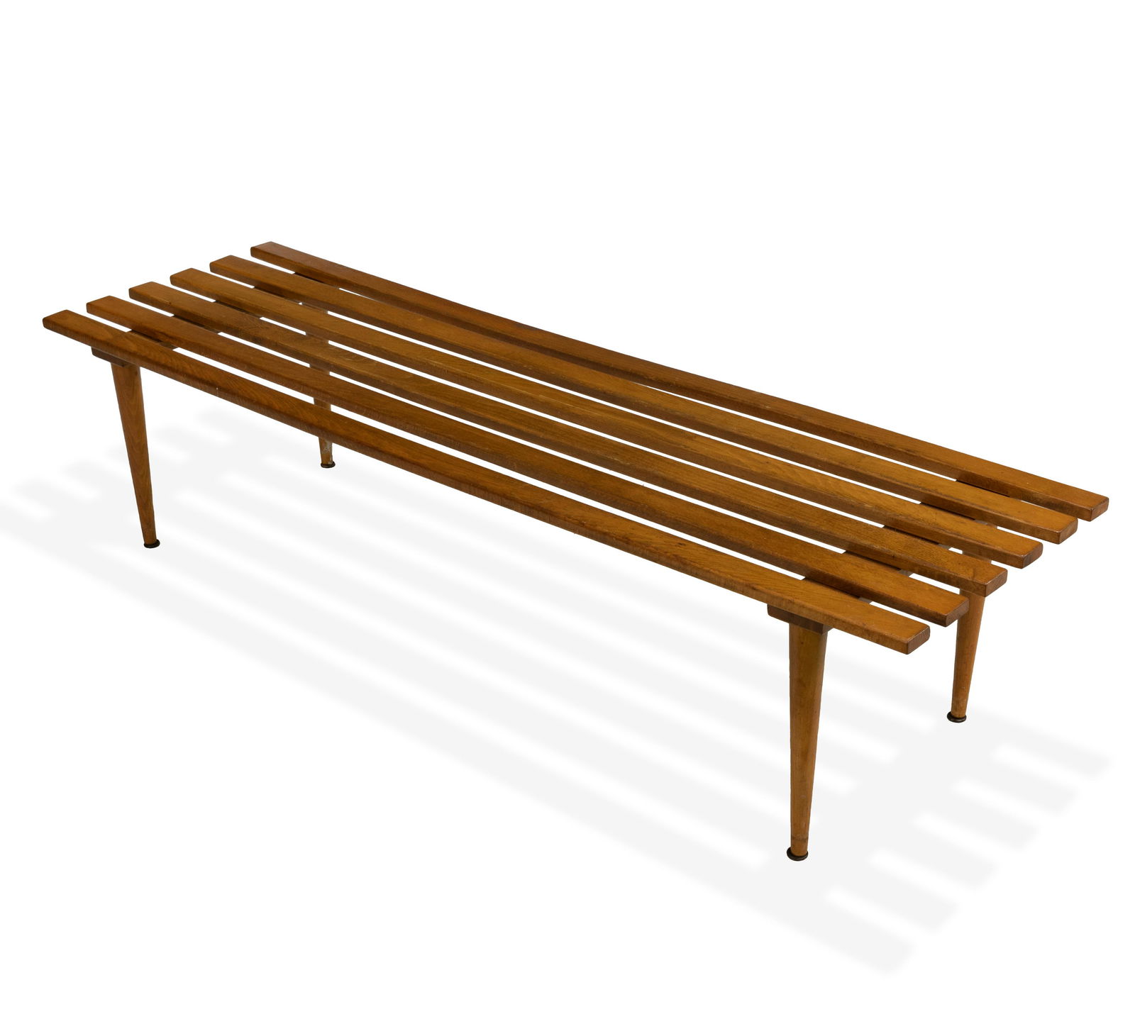 Mid Century Slat Bench (1 of 2)