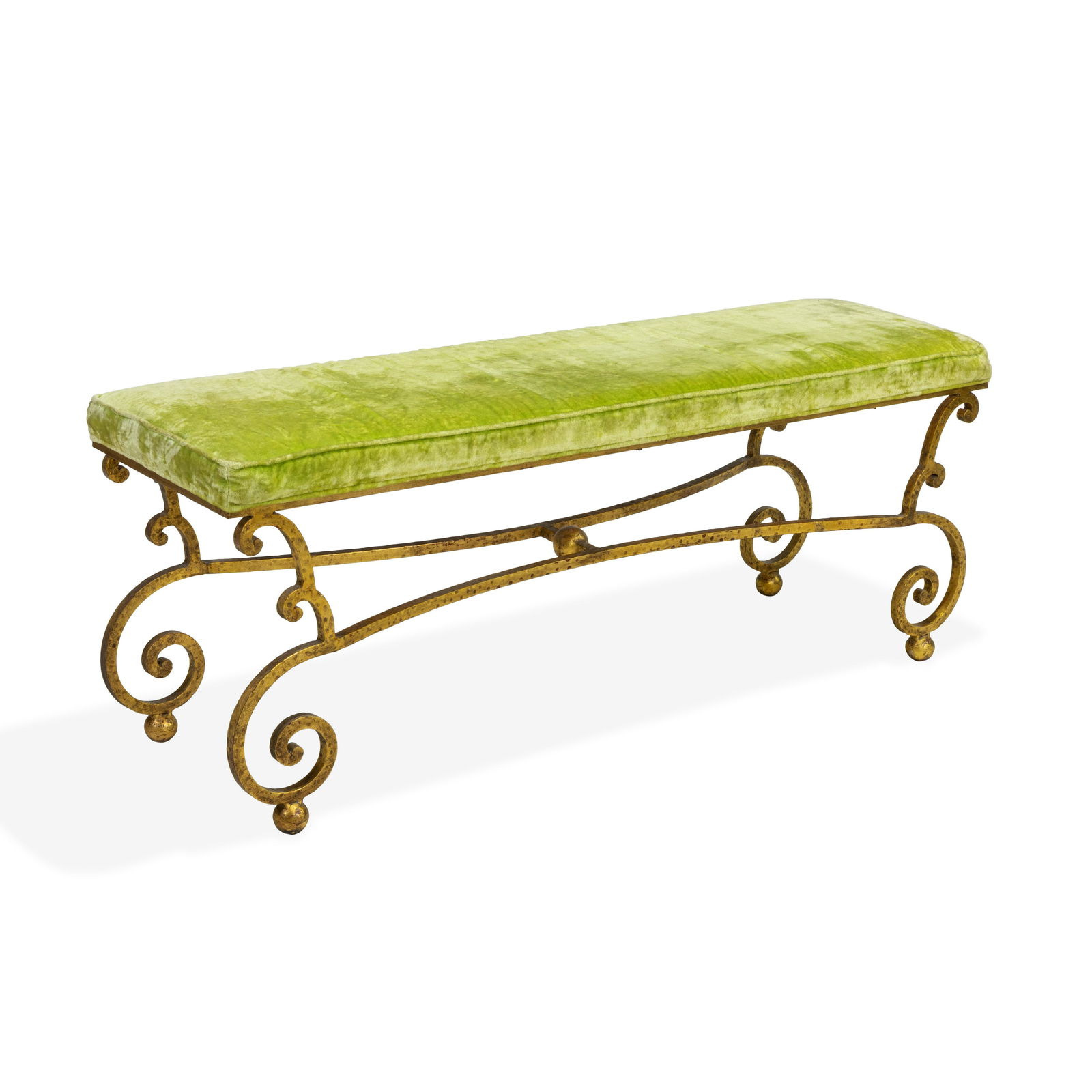 Gilt Iron Bench (1 of 2)