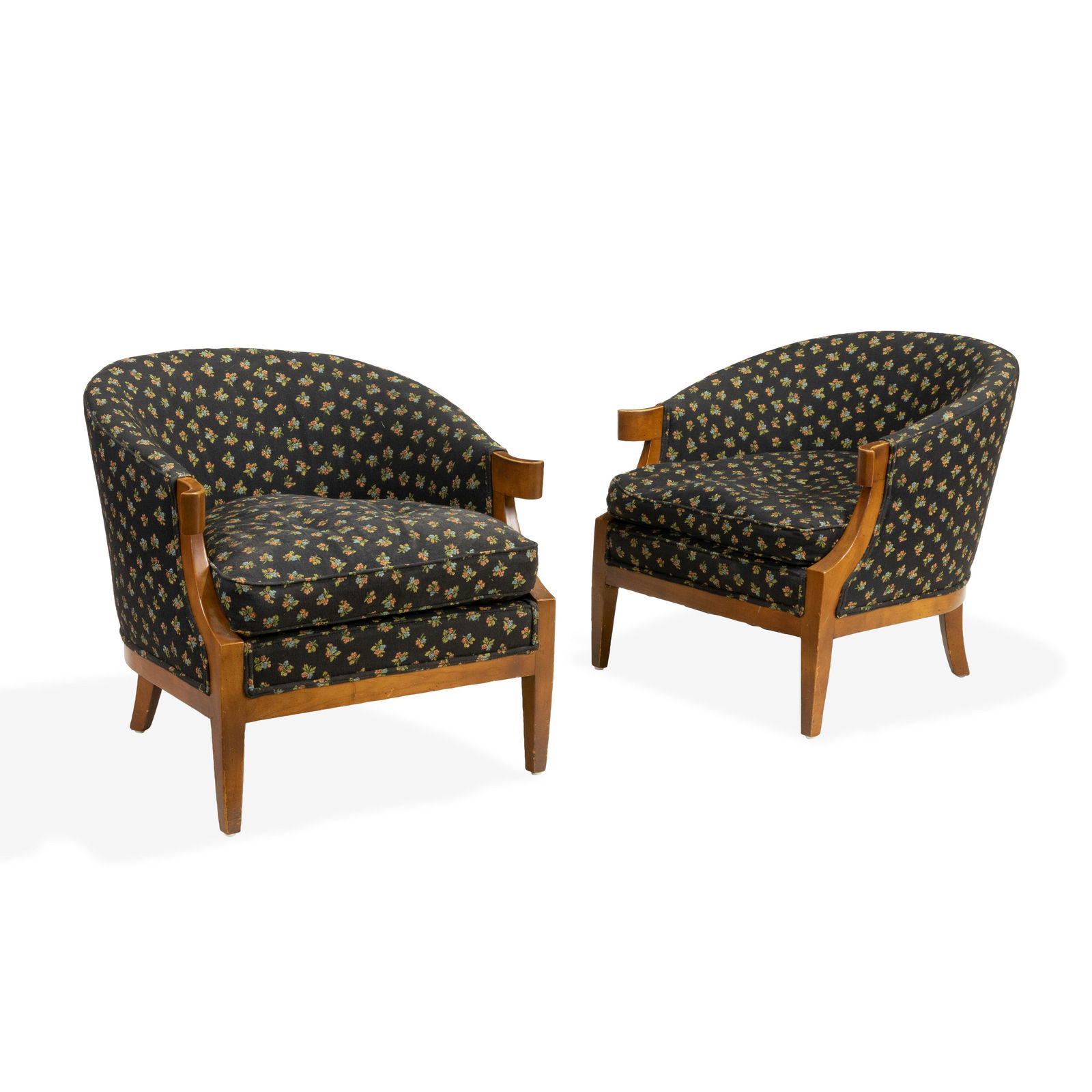 Baker - Barrel Back Club Chairs (1 of 2)