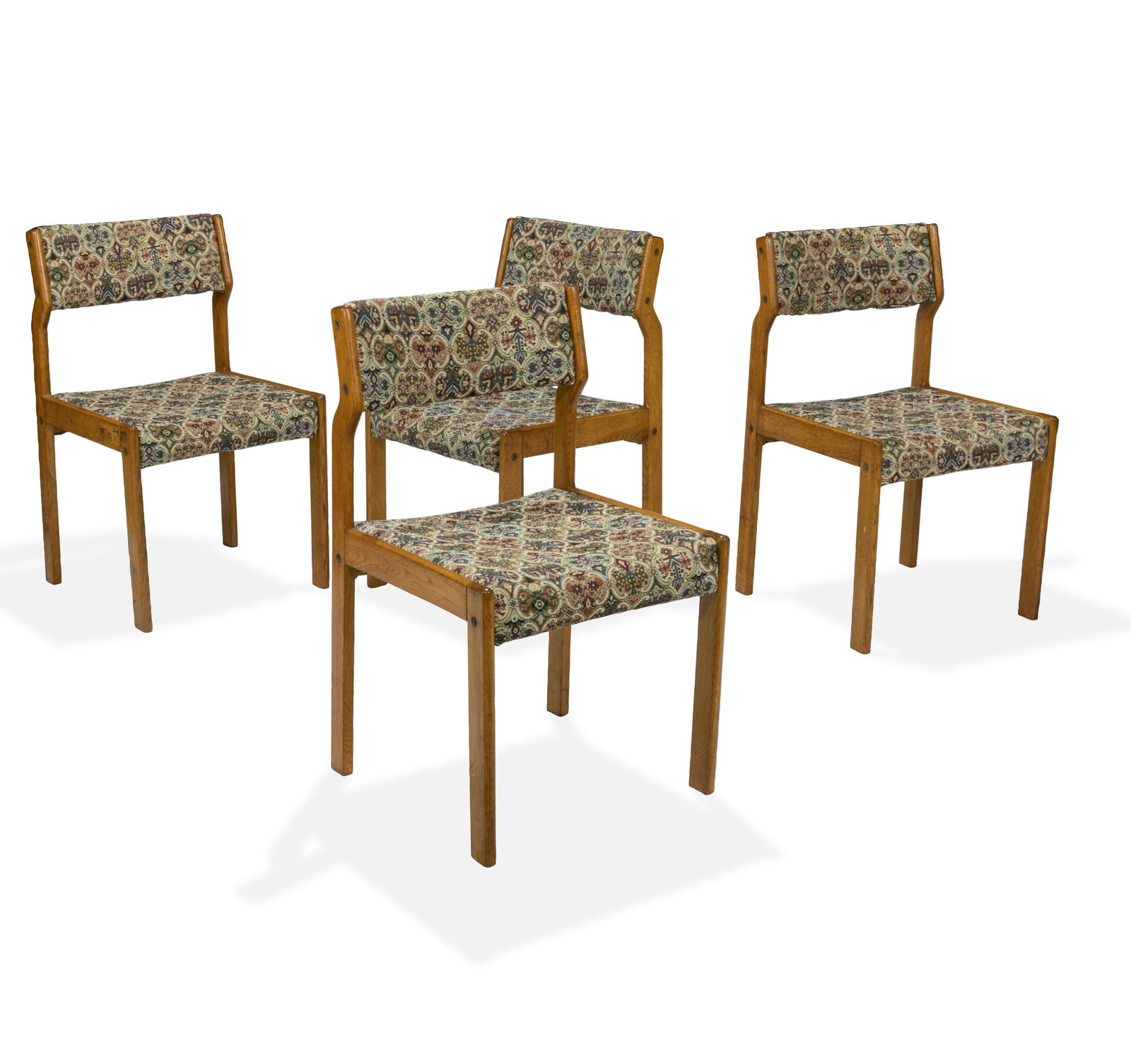 Dutch Oak Dining Chairs - Four (1 of 2)