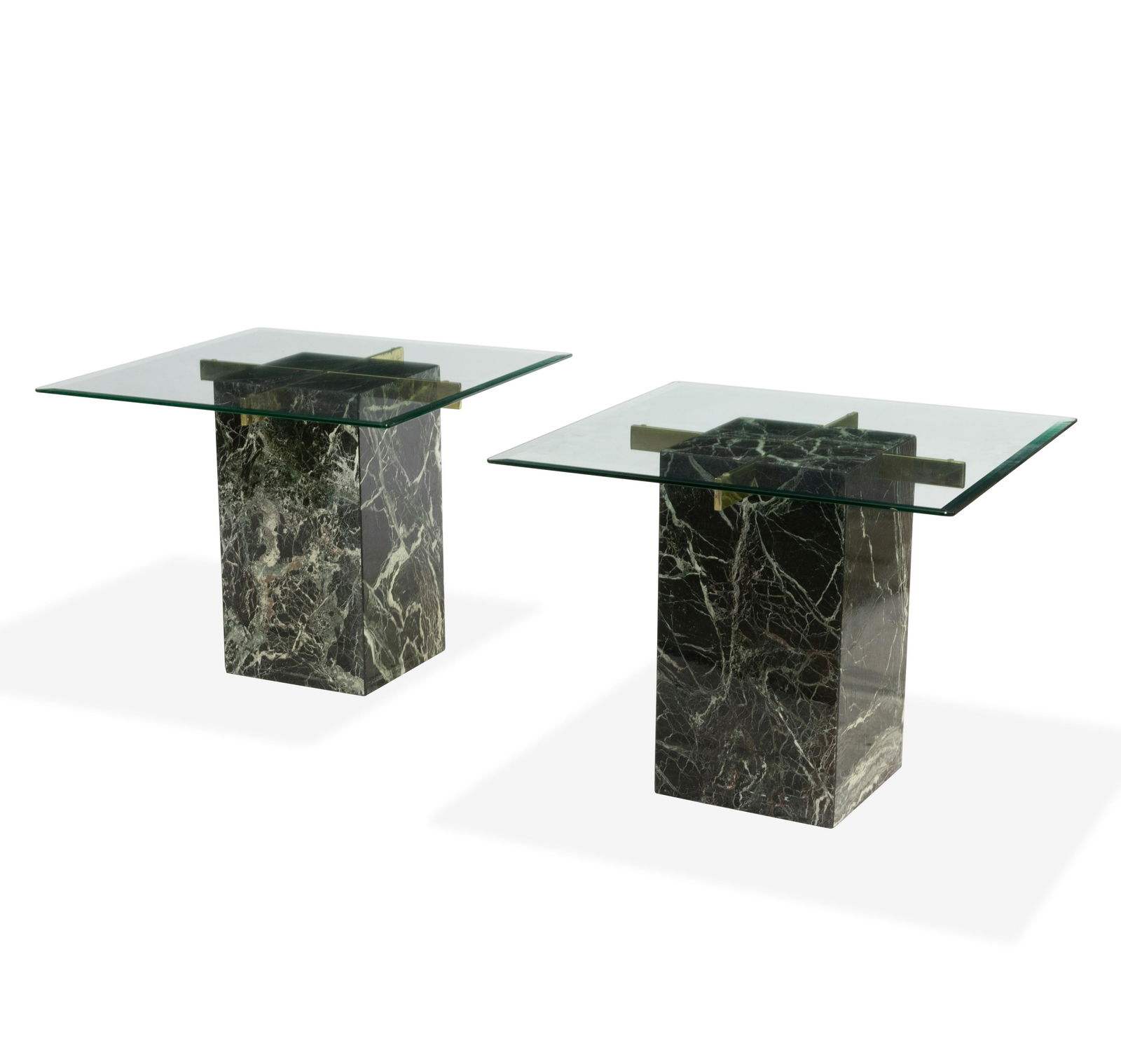 Artedi - Marble & Glass End Tables - Pair (1 of 4)