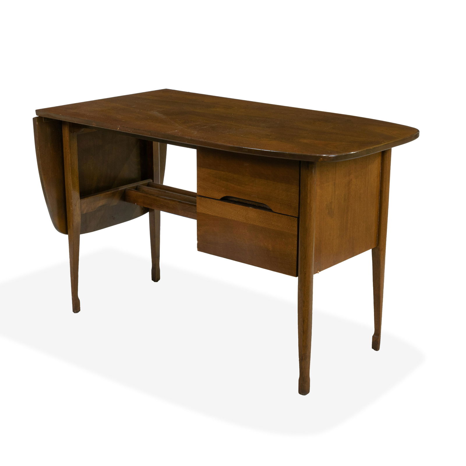 Drop Leaf Walnut Desk (1 of 5)