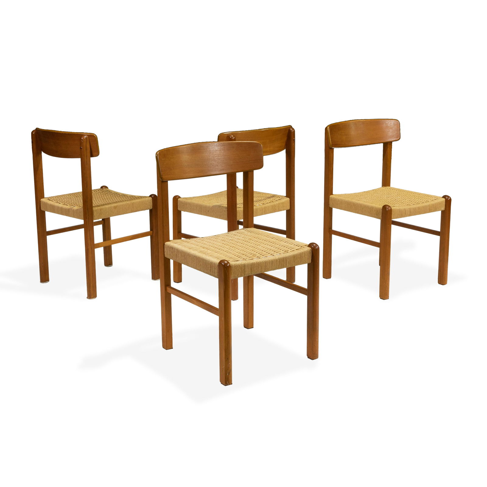 Danish Style Teak Dining Chairs - Four (1 of 2)