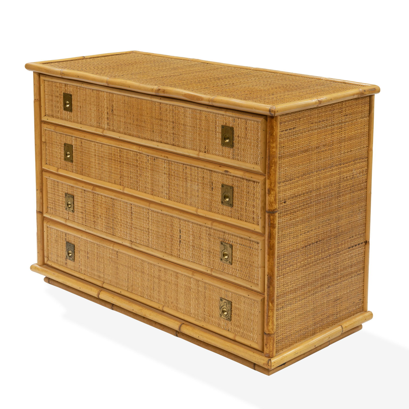 Dal Vera - Italian Rattan Chest (1 of 3)
