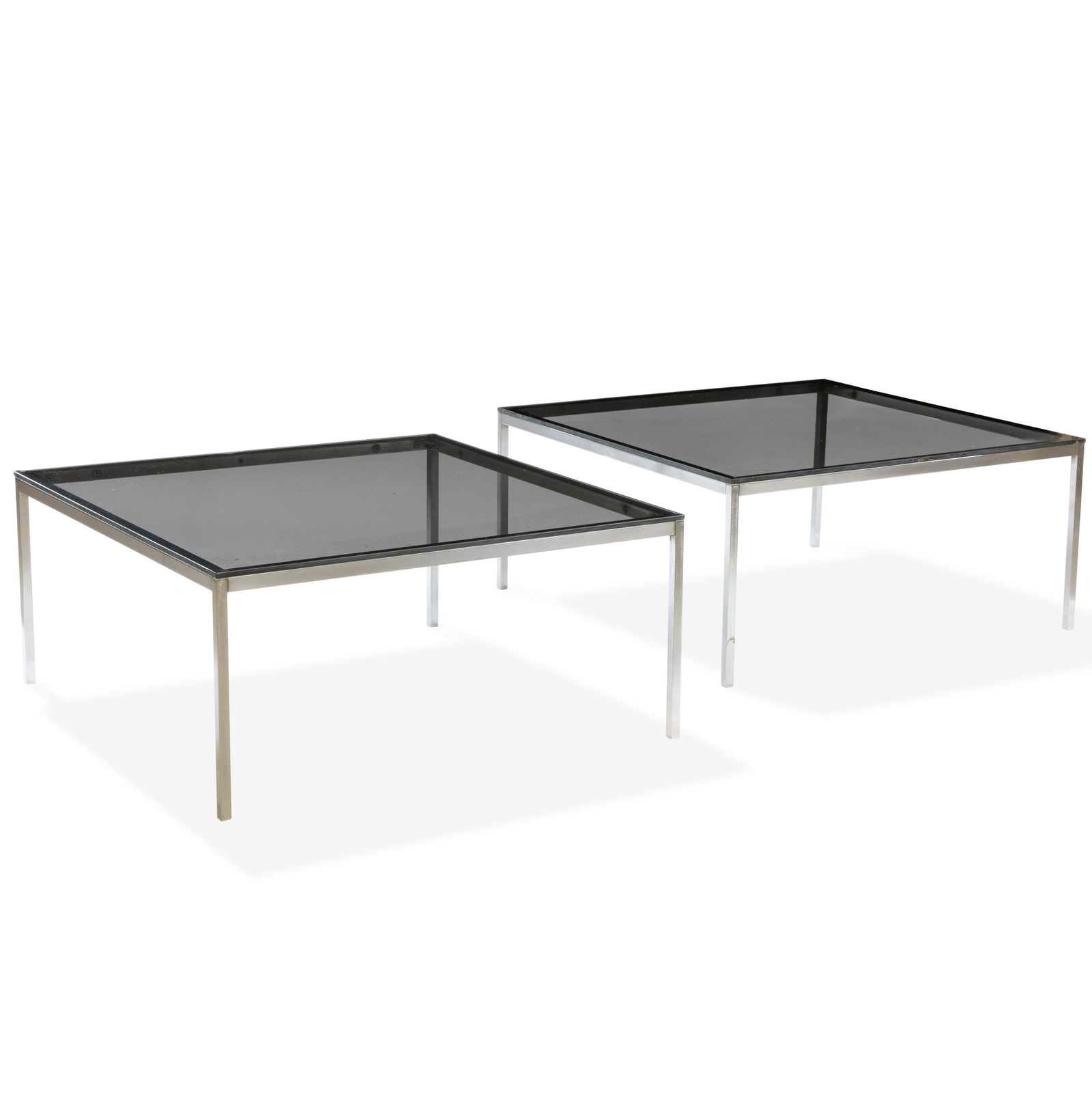 Knoll Style - Chrome Coffee Tables (1 of 2)
