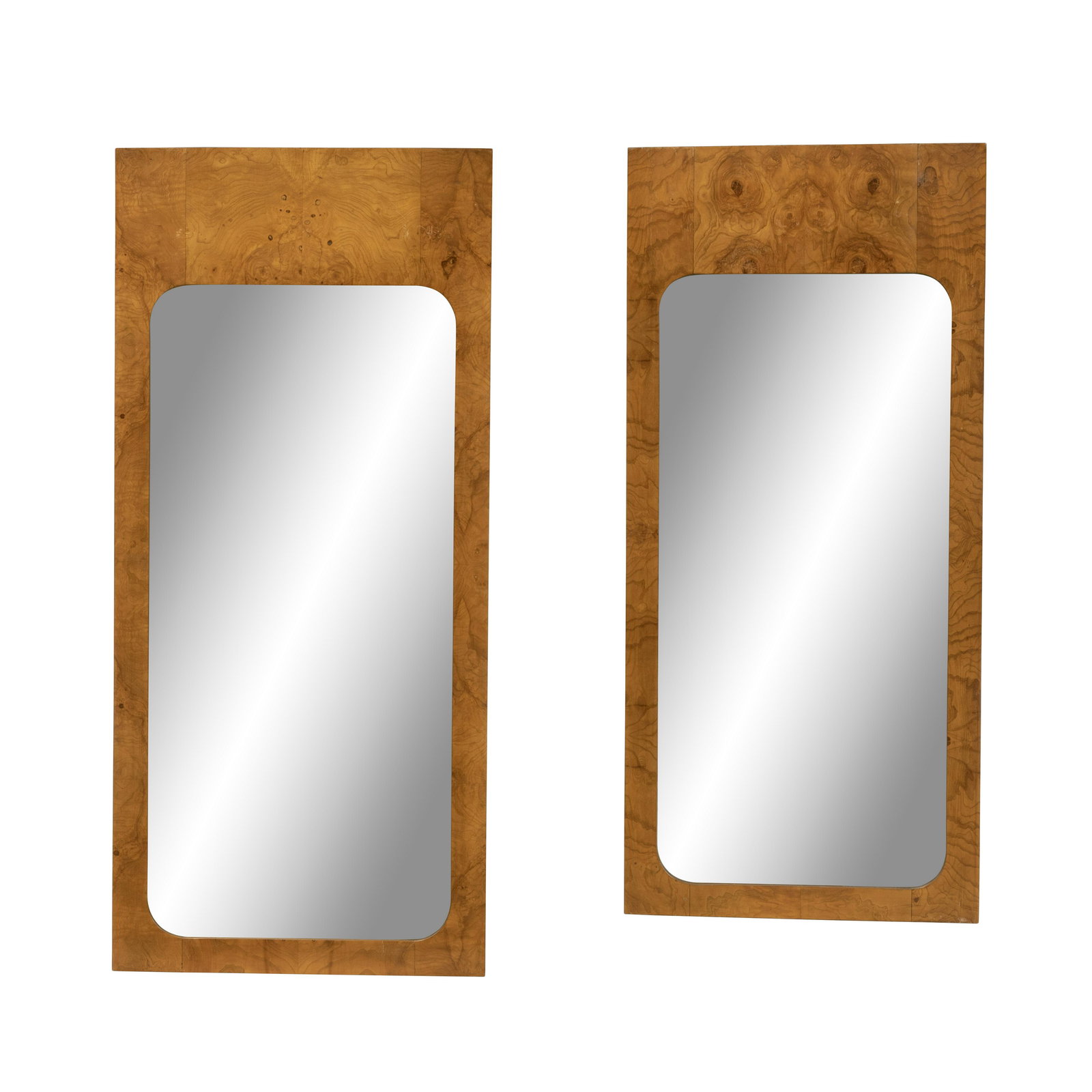 Burl Mirrors - Pair (1 of 3)