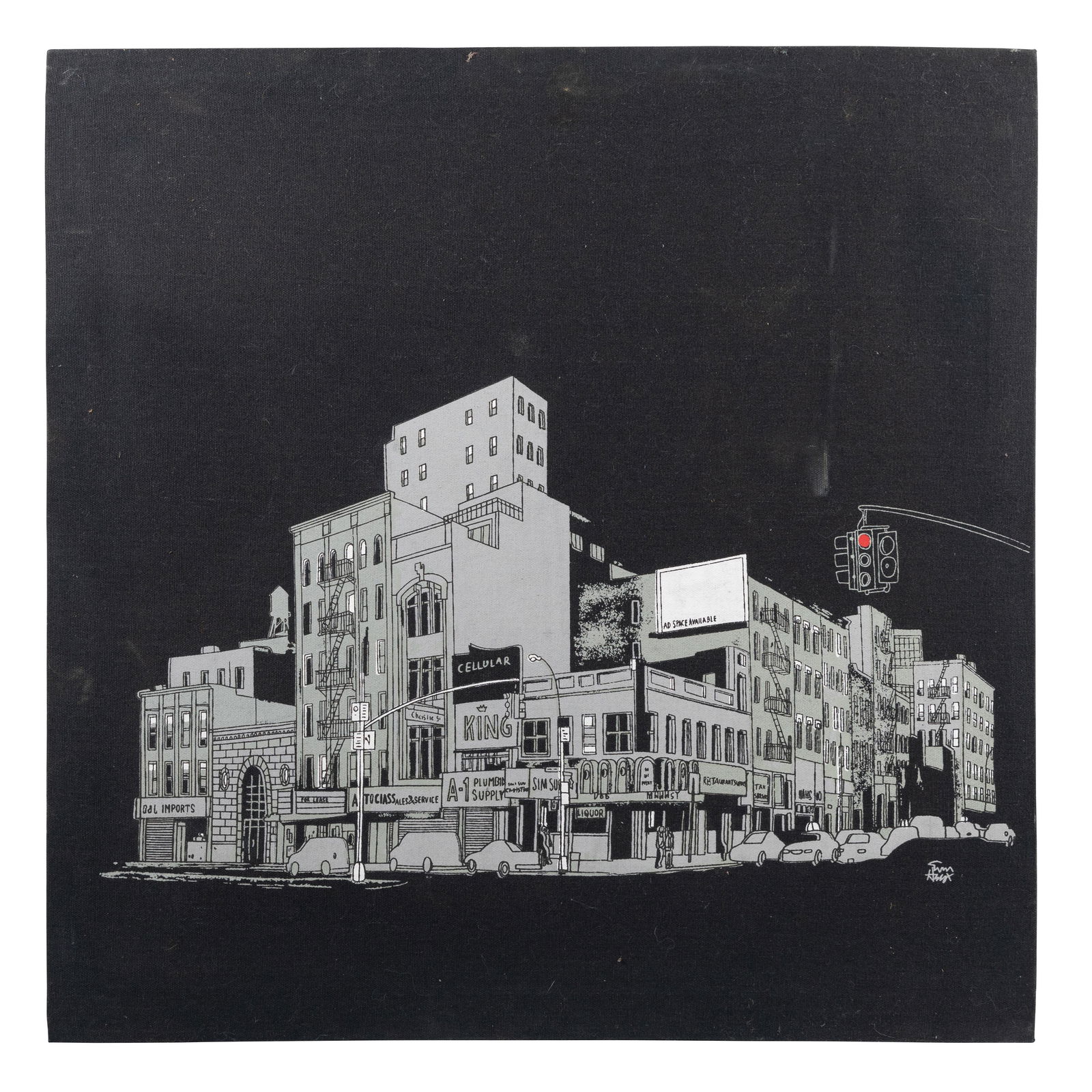 Street Art Silk Screen - Signed (1 of 3)