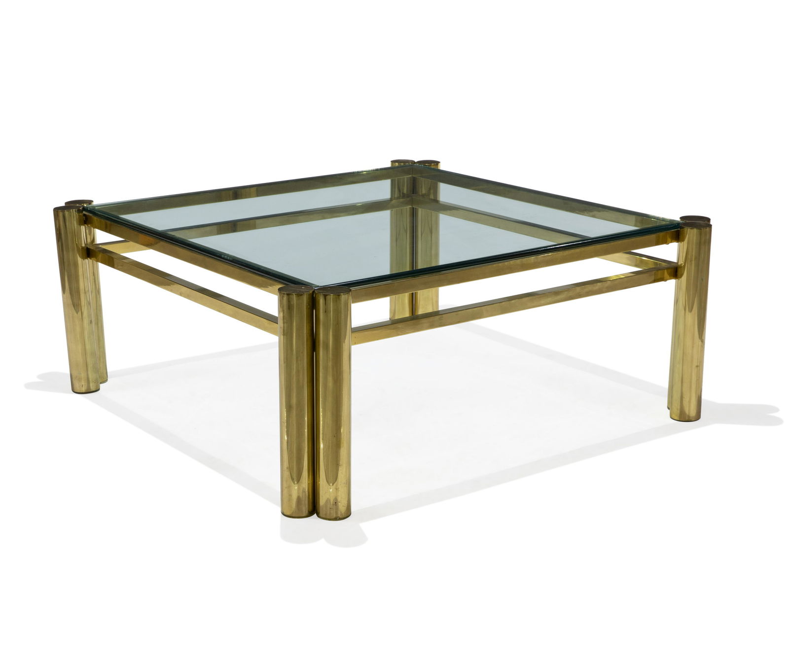 Brass and Glass Coffee Table (1 of 3)