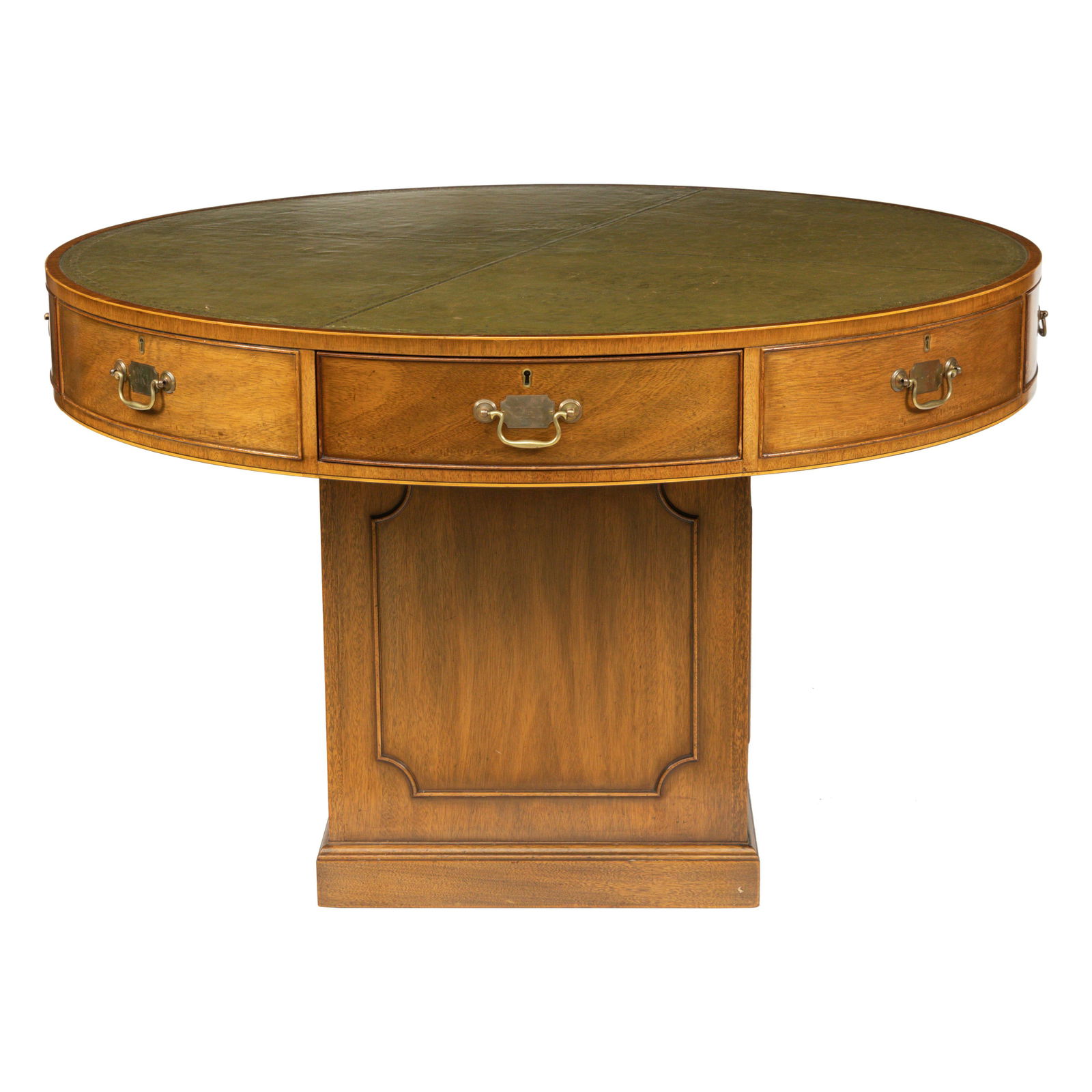 Kittinger - Leather Top Rent Table (1 of 6)