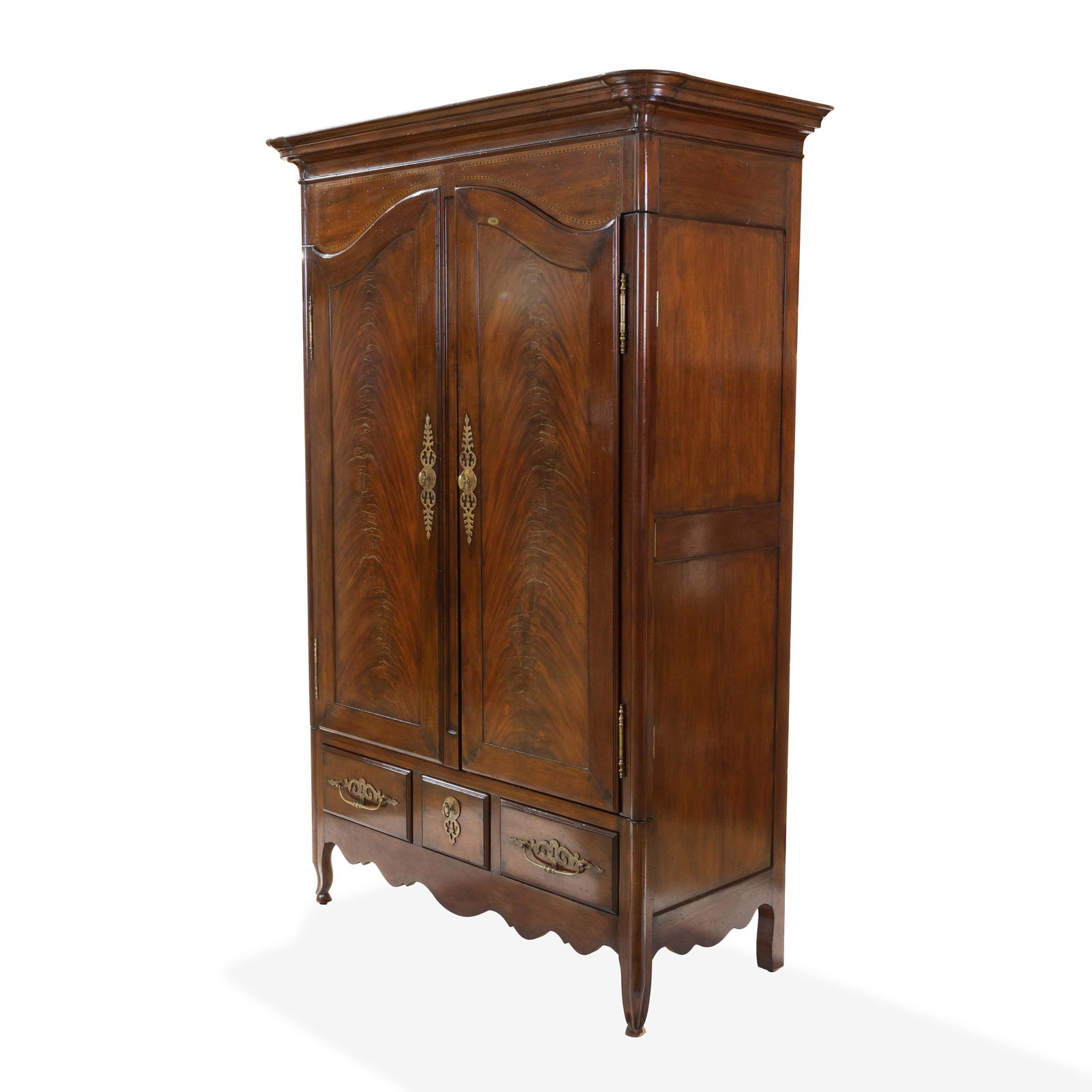 Henredon Mahogany French Style Armoire (1 of 5)