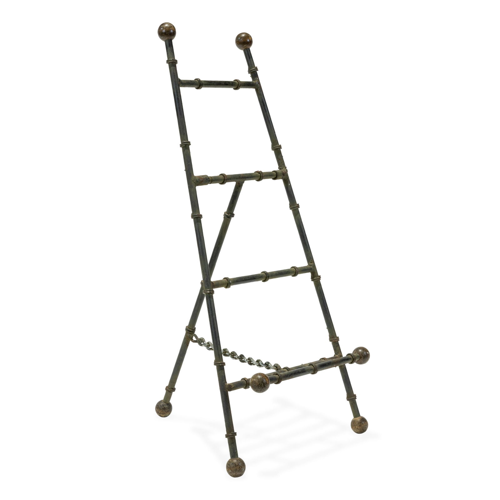 Faux Bamboo Bronze Easel (1 of 3)