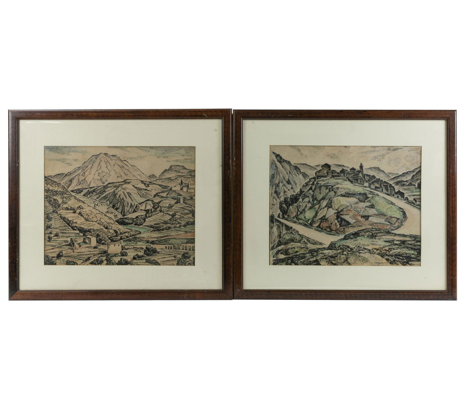 Geroge Herbert Macrum - Pastel Landscapes (1 of 5)