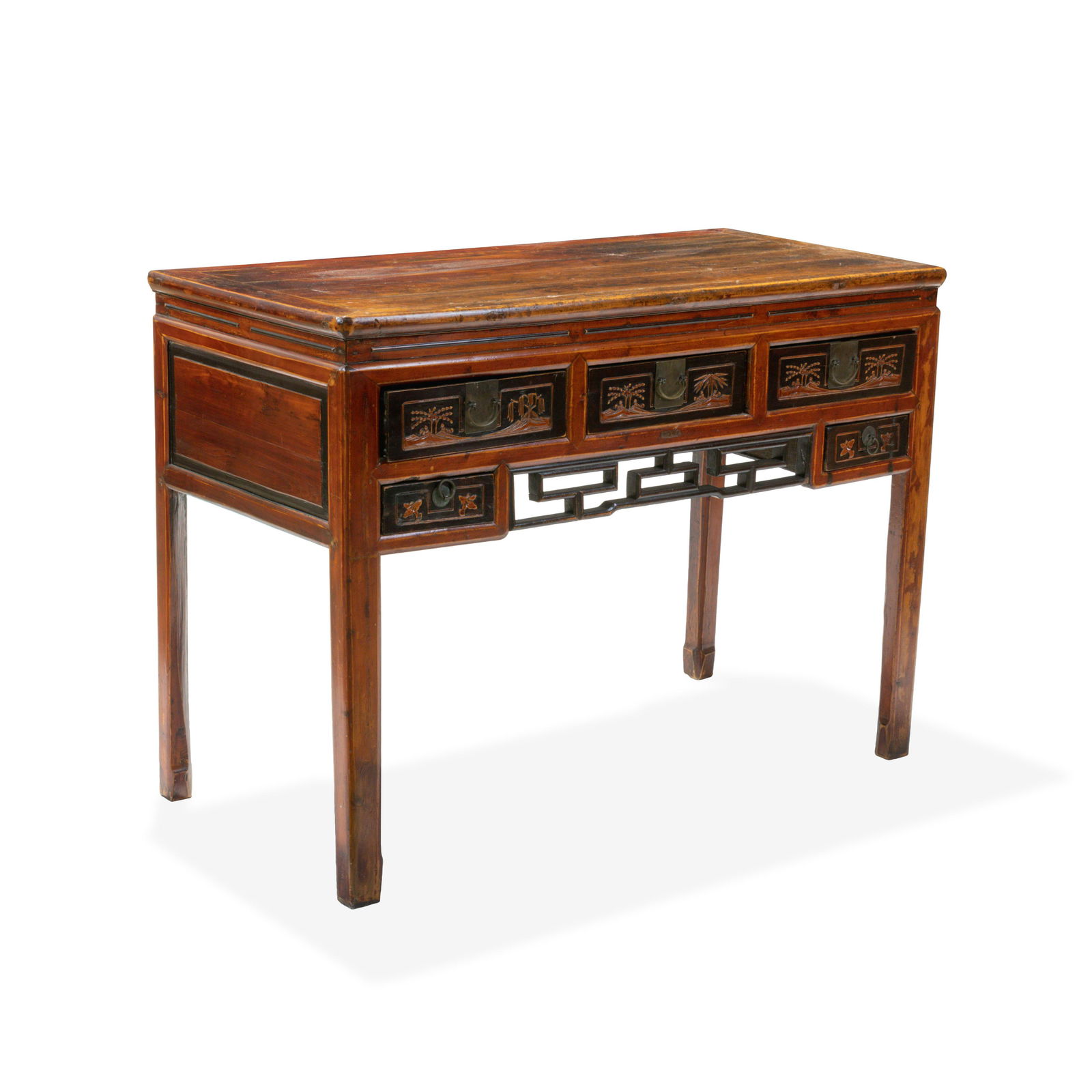 Chinese Red Lacquer Console Table (1 of 3)