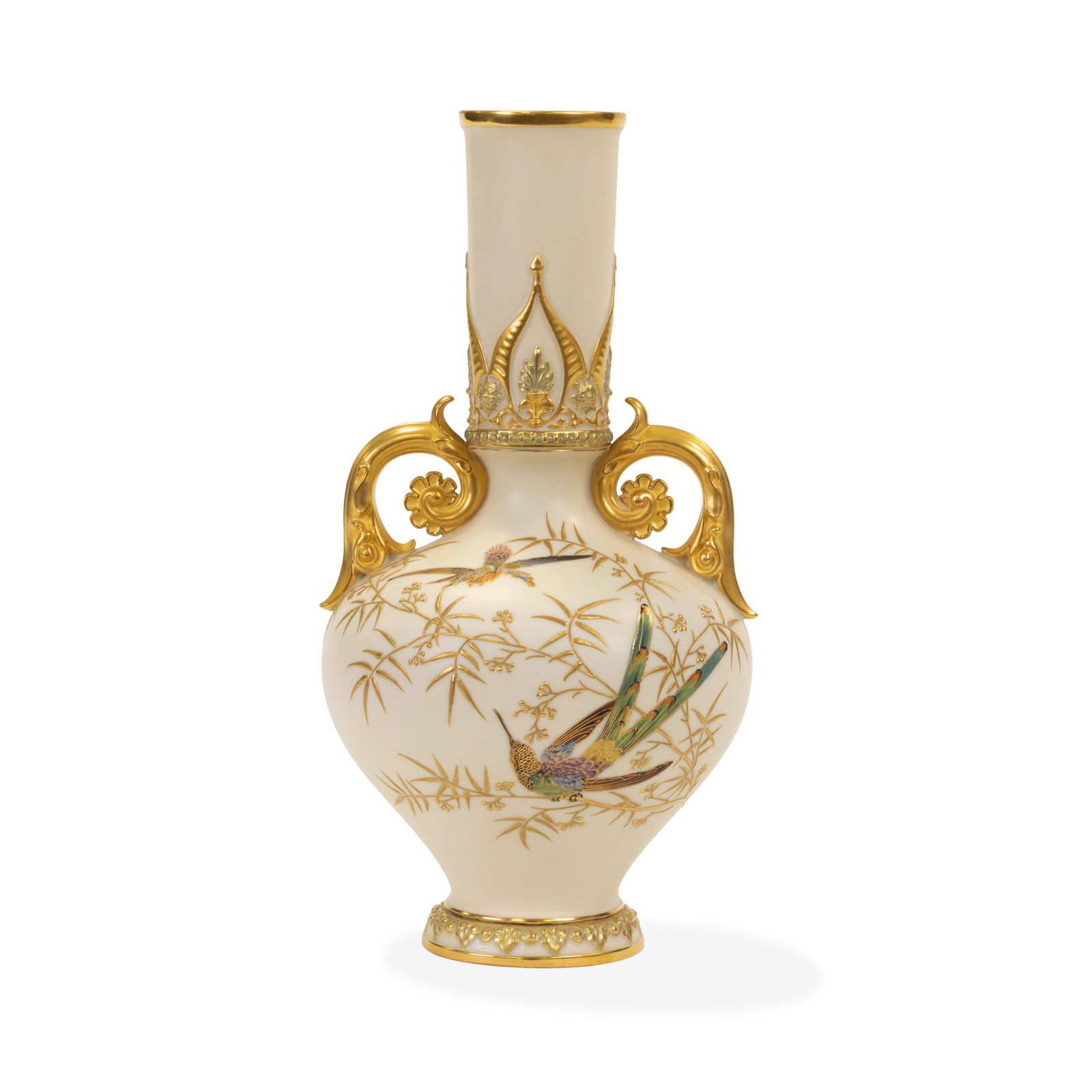 Royal Worcester - Two Handled Vase (1 of 4)