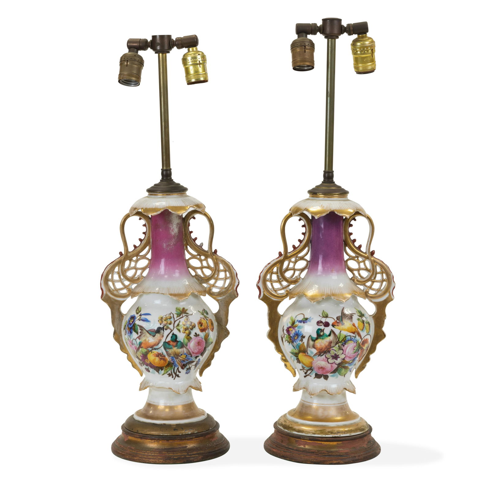 Old Paris Style Lamps - Pair (1 of 5)