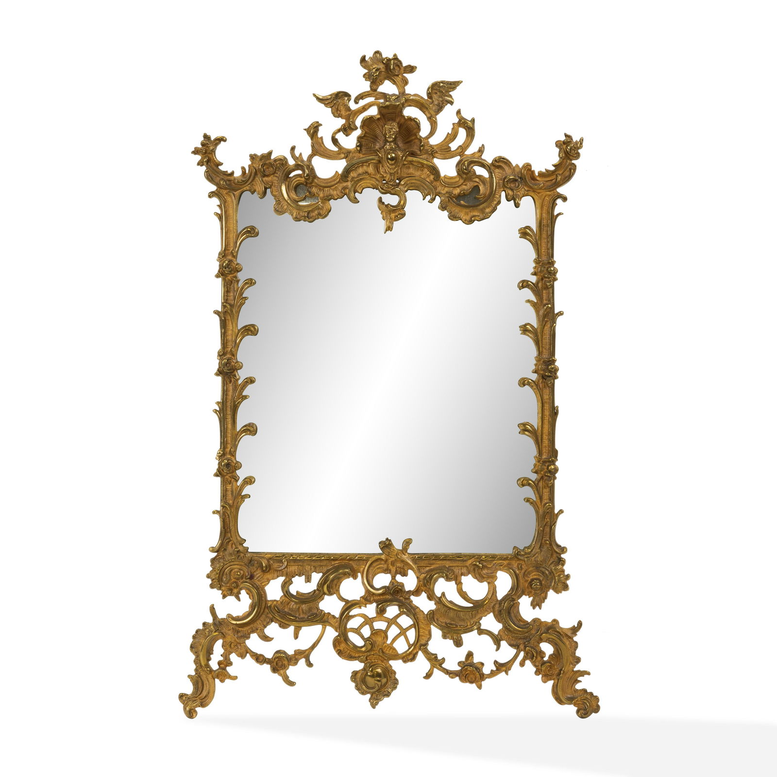 Ornate Bronze Mirror (1 of 4)