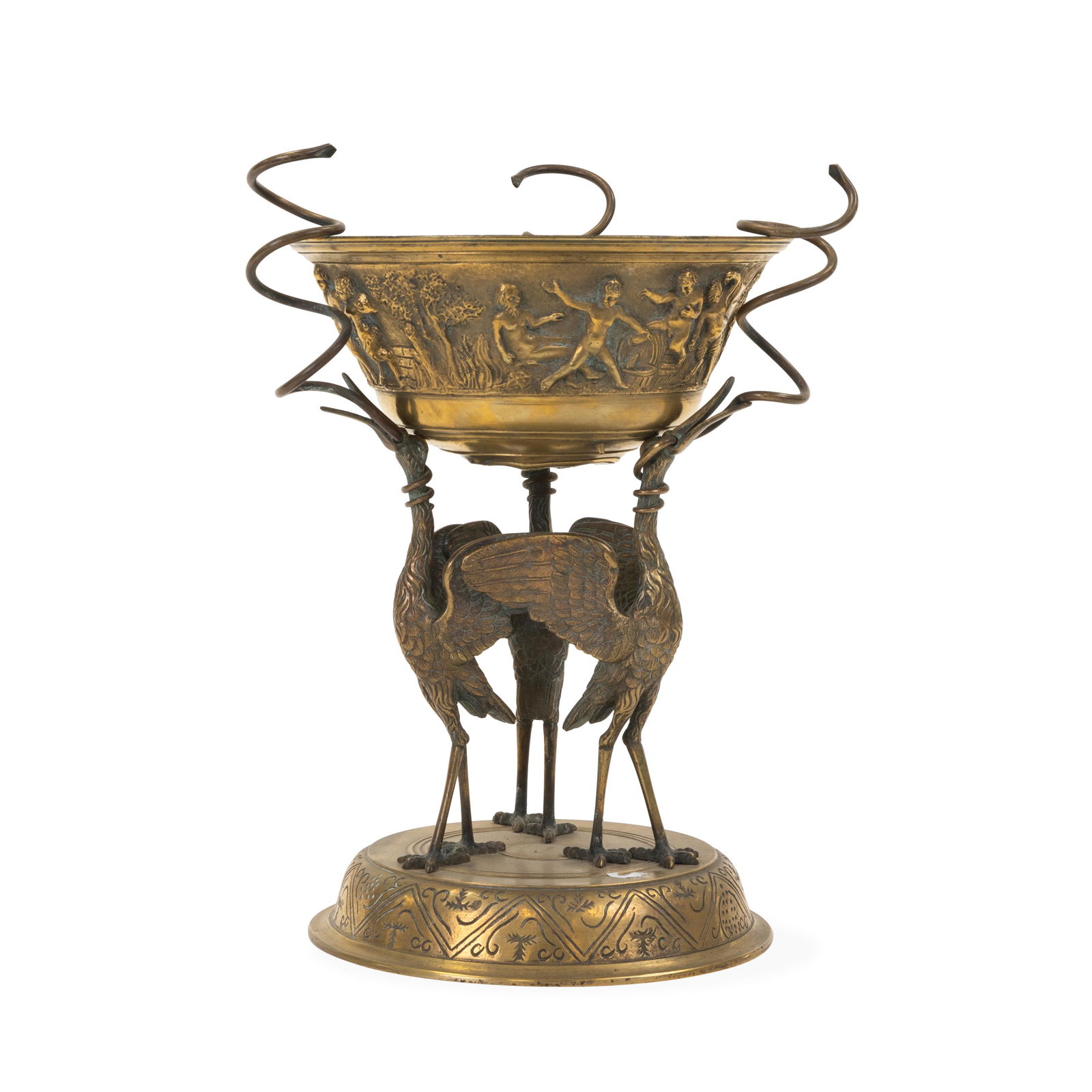 Figural Bronze Planter (1 of 5)