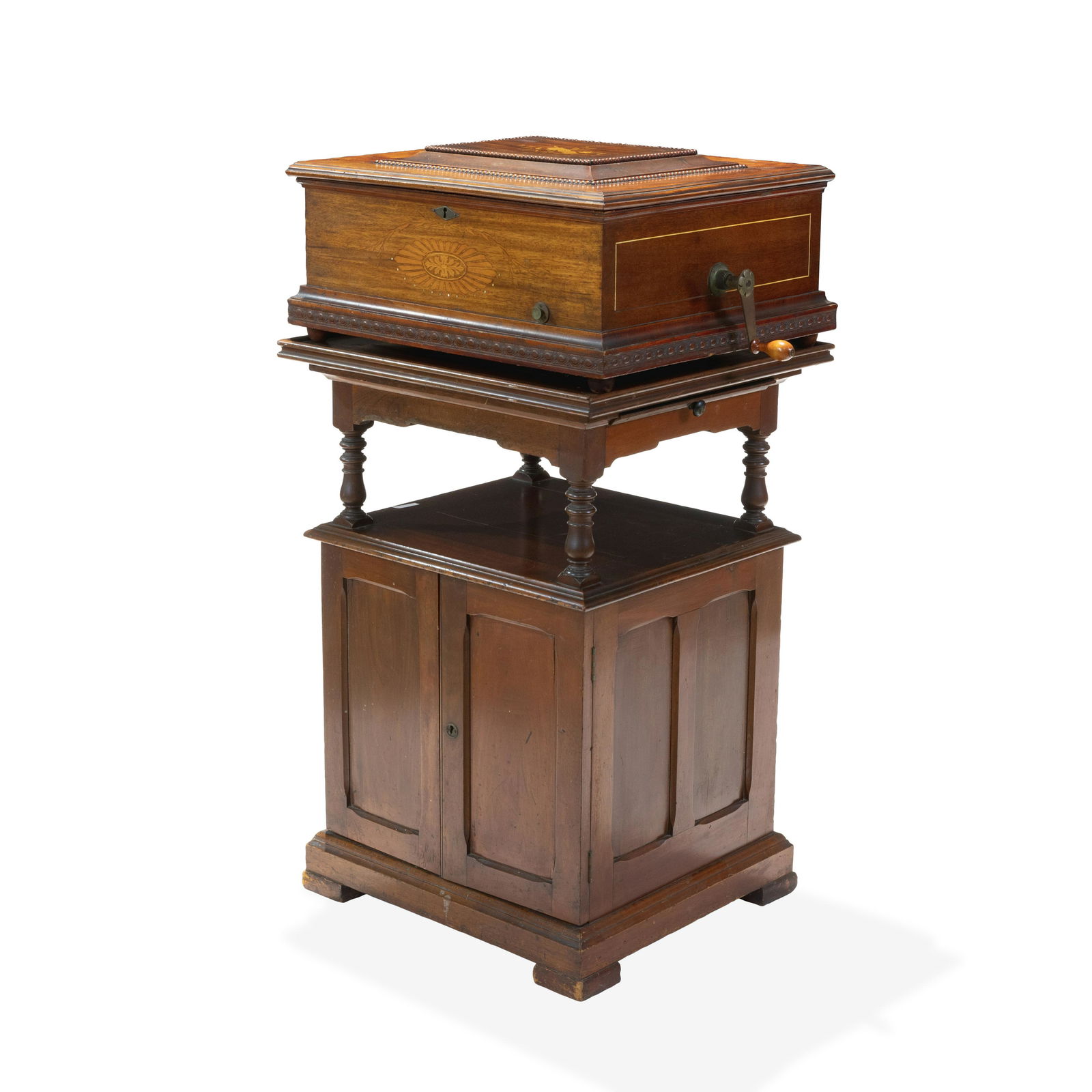 Imperial Symphonion Music Box On Stand