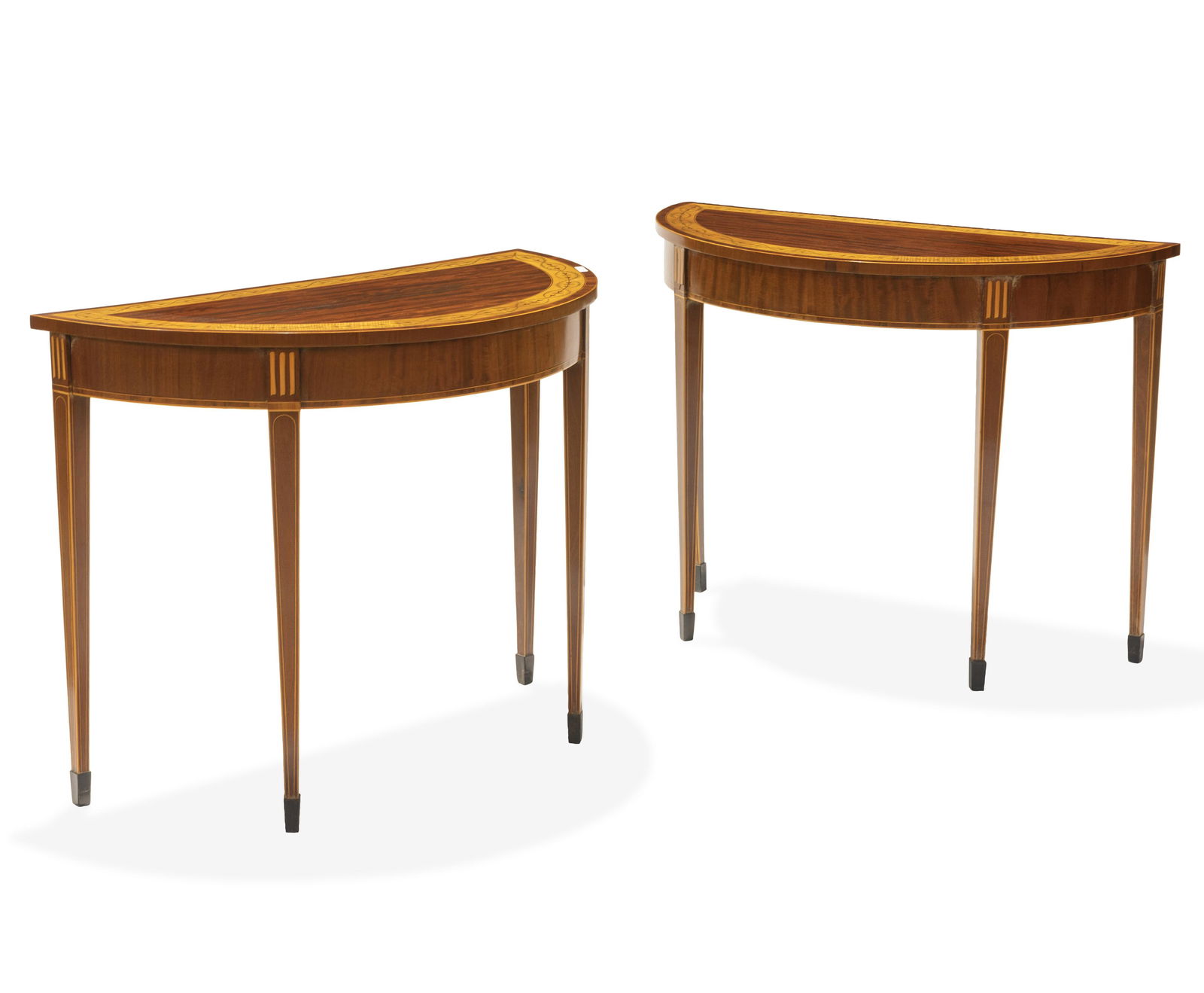 Antique Mahogany Console Tables - Pair (1 of 9)
