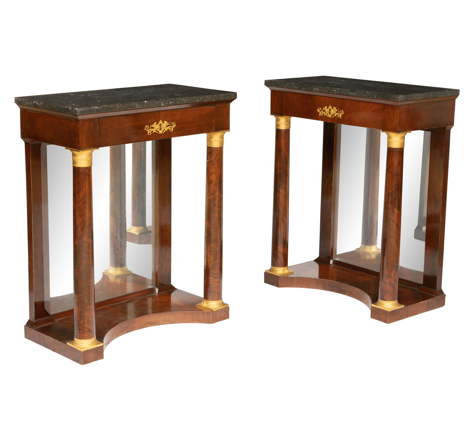 Empire Mahogany Pier Tables - Pair (1 of 6)
