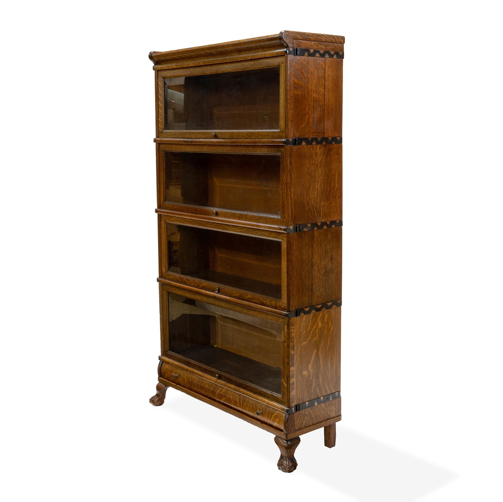 Macey Oak Stacked Bookcase (1 of 3)