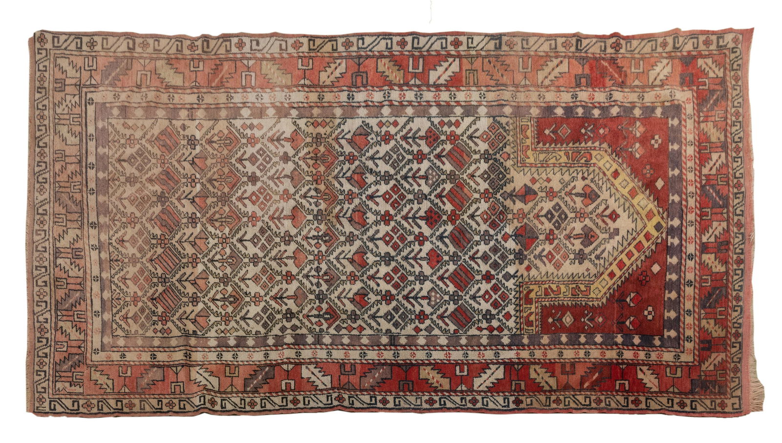 4' x 8' Oriental Rug: Description - A 50" x 100" Oriental Prayer Rug.