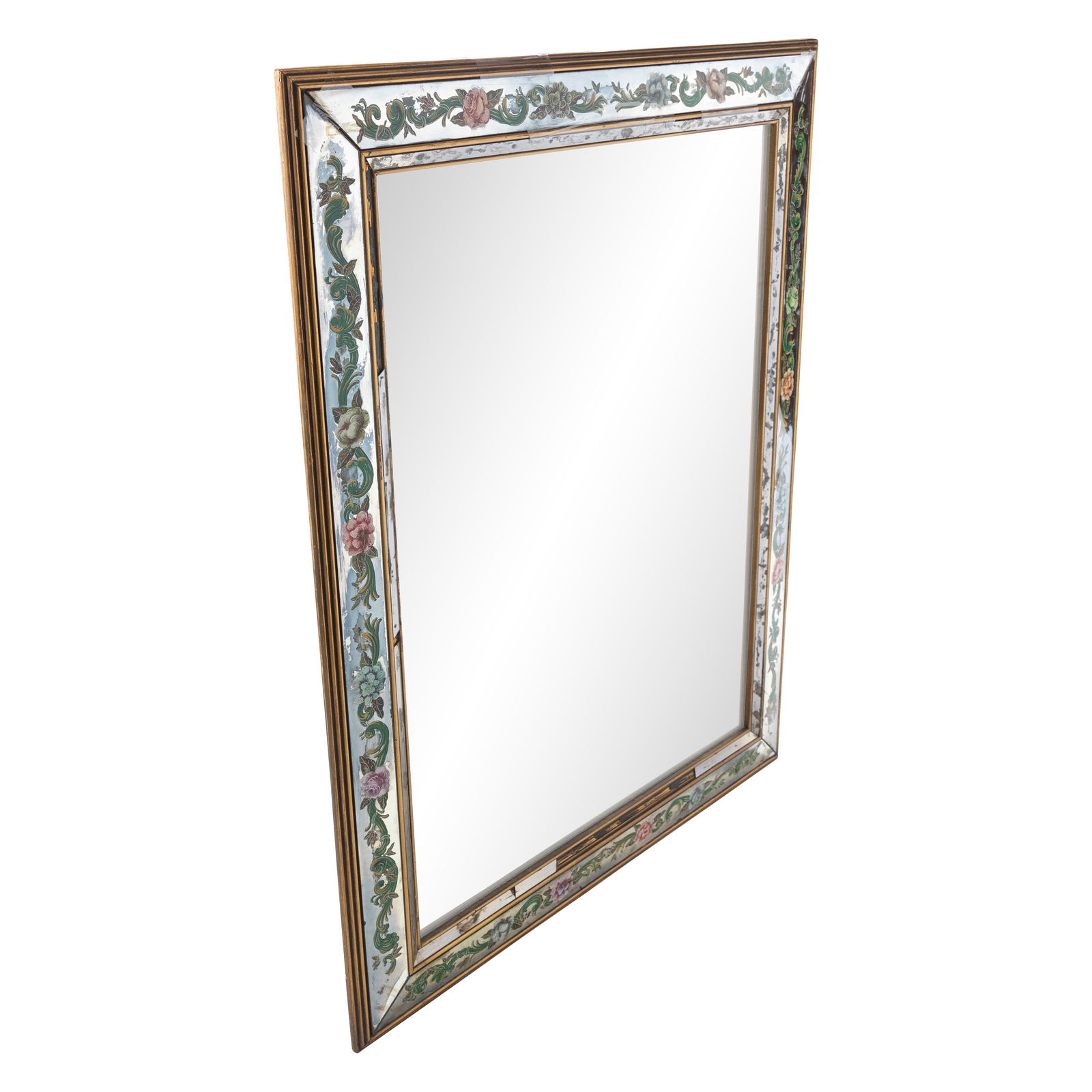Venetian Style Reverse Painted Mirror (1 of 4)