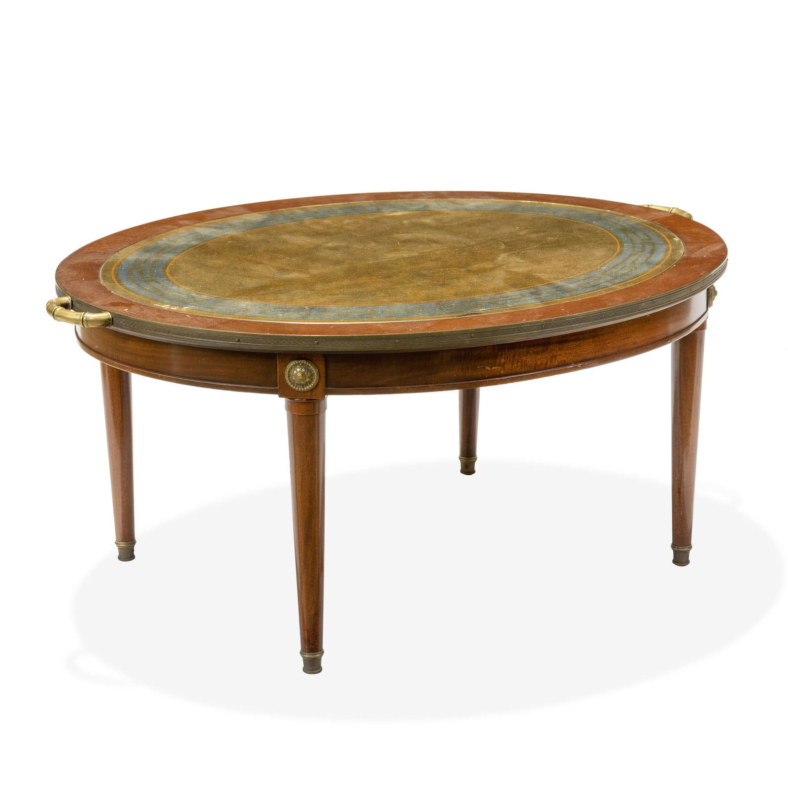 Neo Classical Eglomise Greek Key Coffee Table (1 of 4)