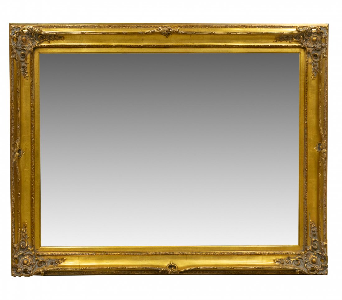 Ornate Gold Leaf Mirror (1 of 2)