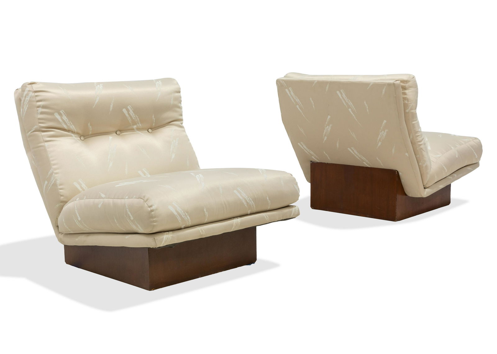 Milo Baughman (Attr.) - Slipper Pedestal Chairs (1 of 4)