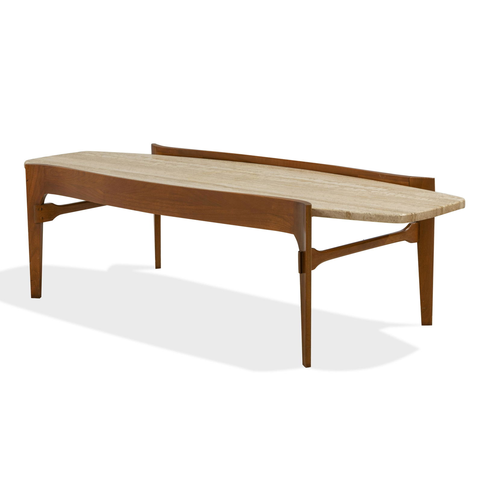 Bertha Schaefer - Travertine Coffee Table (1 of 2)