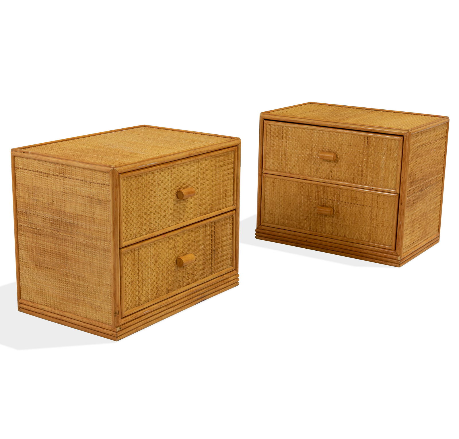 Bielecky Brothers Style Rattan End Tables (1 of 3)