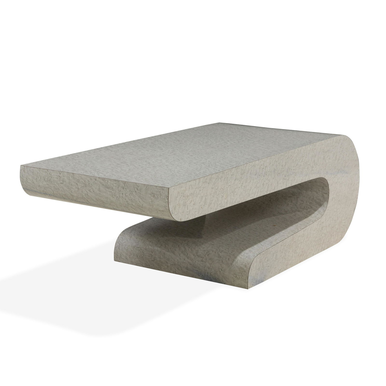 Cantilevered Faux Burl Coffee Table (1 of 3)