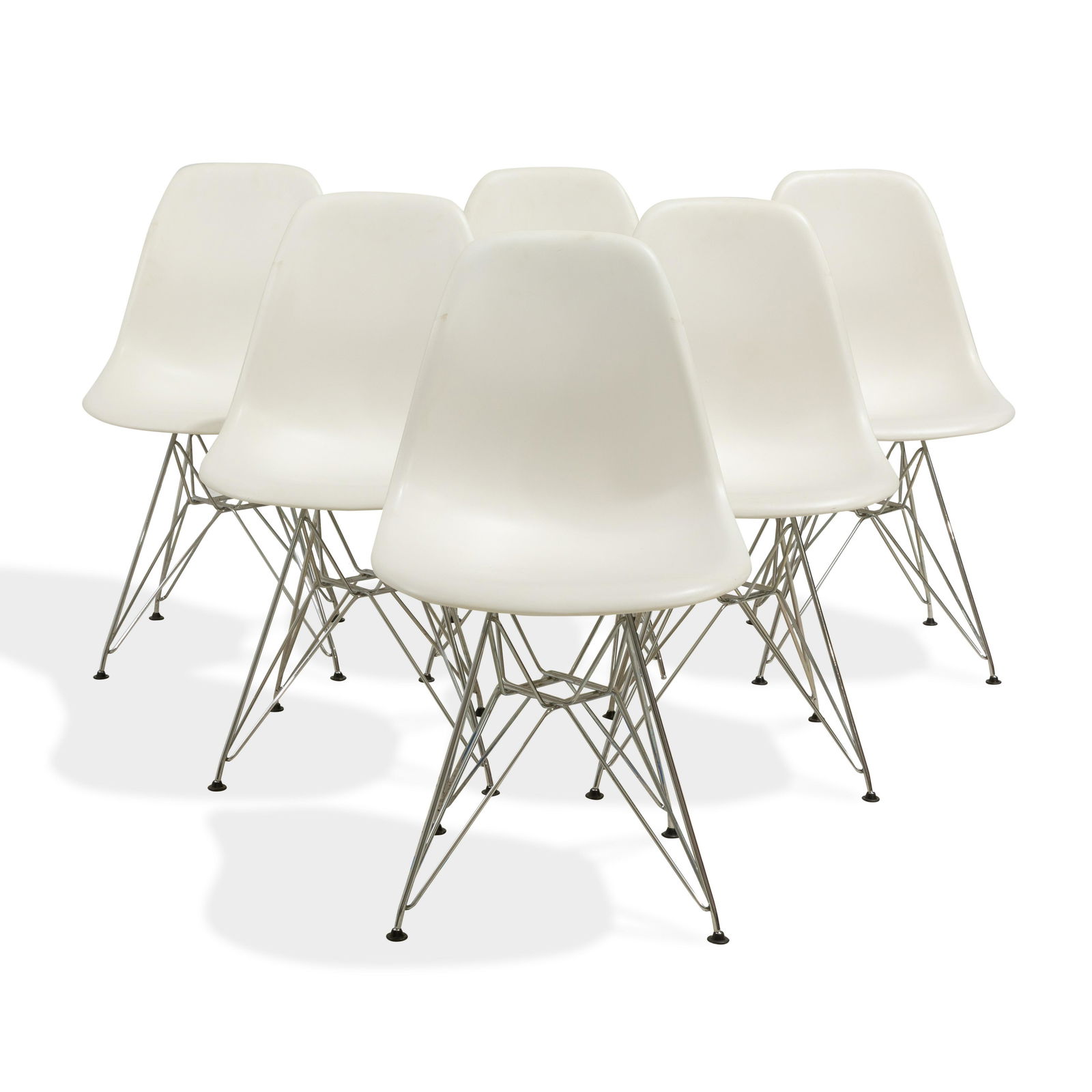 Charles & Ray Eames - Vitra - Plastic Chairs - Six (1 of 3)