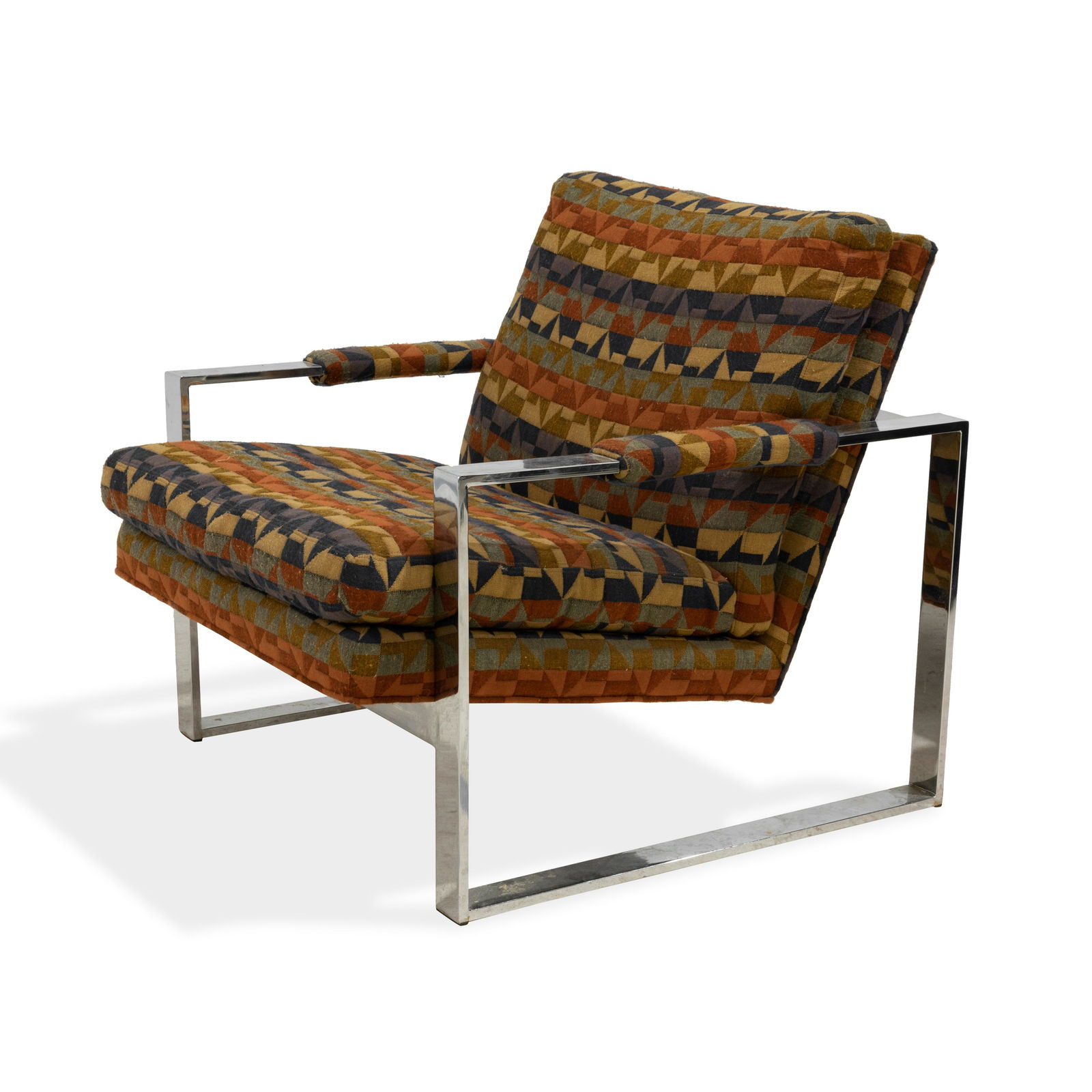 Milo Baughman - Chrome Lounge Chair (1 of 4)