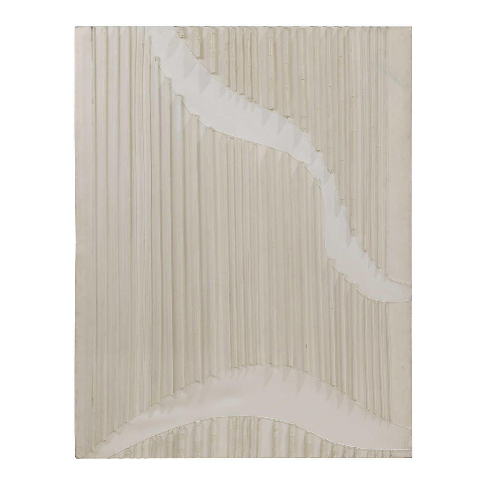 Large Fabric Sculpture - Greve-Carrol: Description - A large fabric sculpture, signed Marie-Jean Greve-Carroll Dimensions - 43.5" x 55"