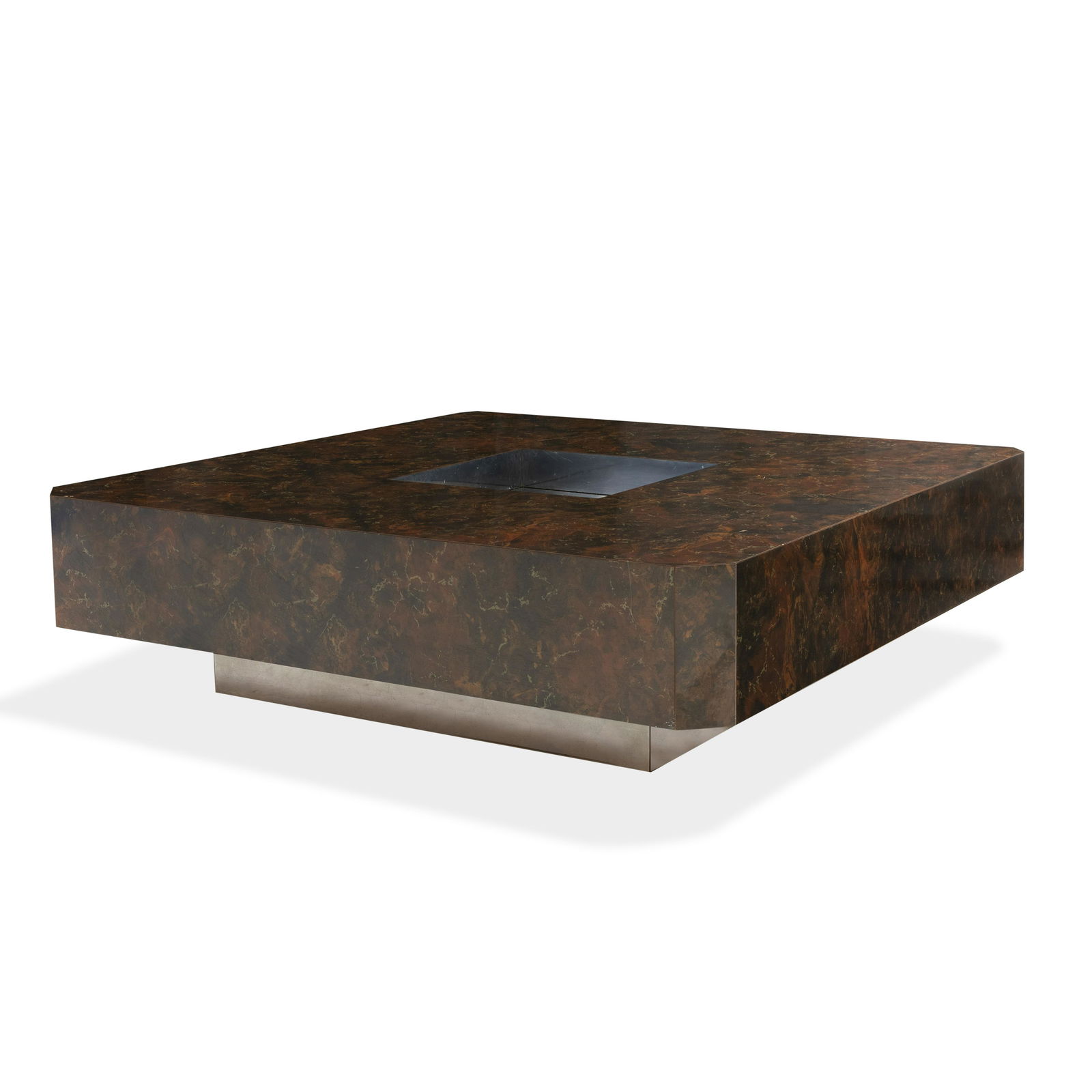 Pace (Attr.) - Faux Tortoise Coffee Table (1 of 4)