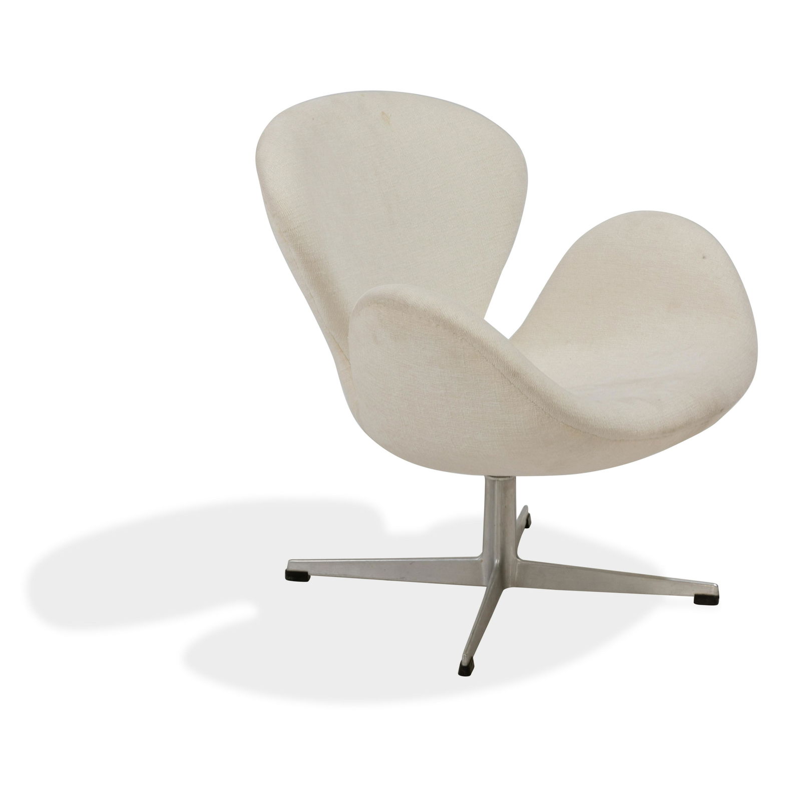 Arne Jacobsen - Swan Chair: Description - An Arne Jacobsen for Fritz Hansen Swan chair. Dimensions - 29" x 29" x 27"