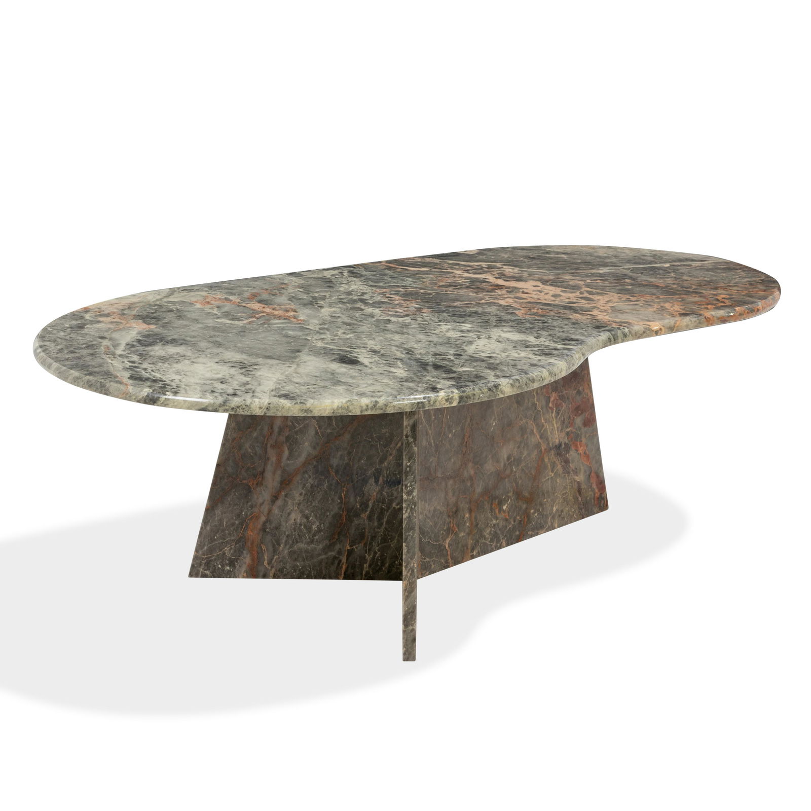 Marble Kidney Coffee Table (1 of 3)