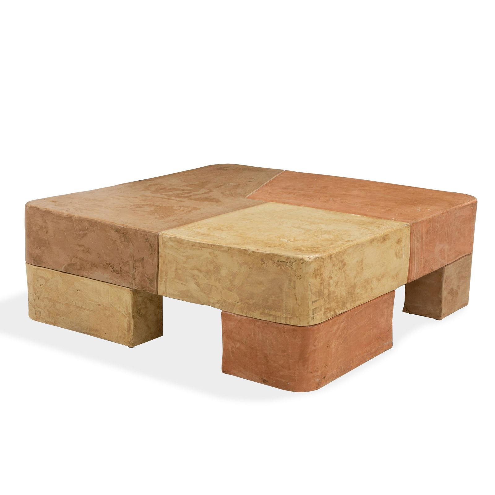 Large Faux Stone Coffee Table (1 of 3)