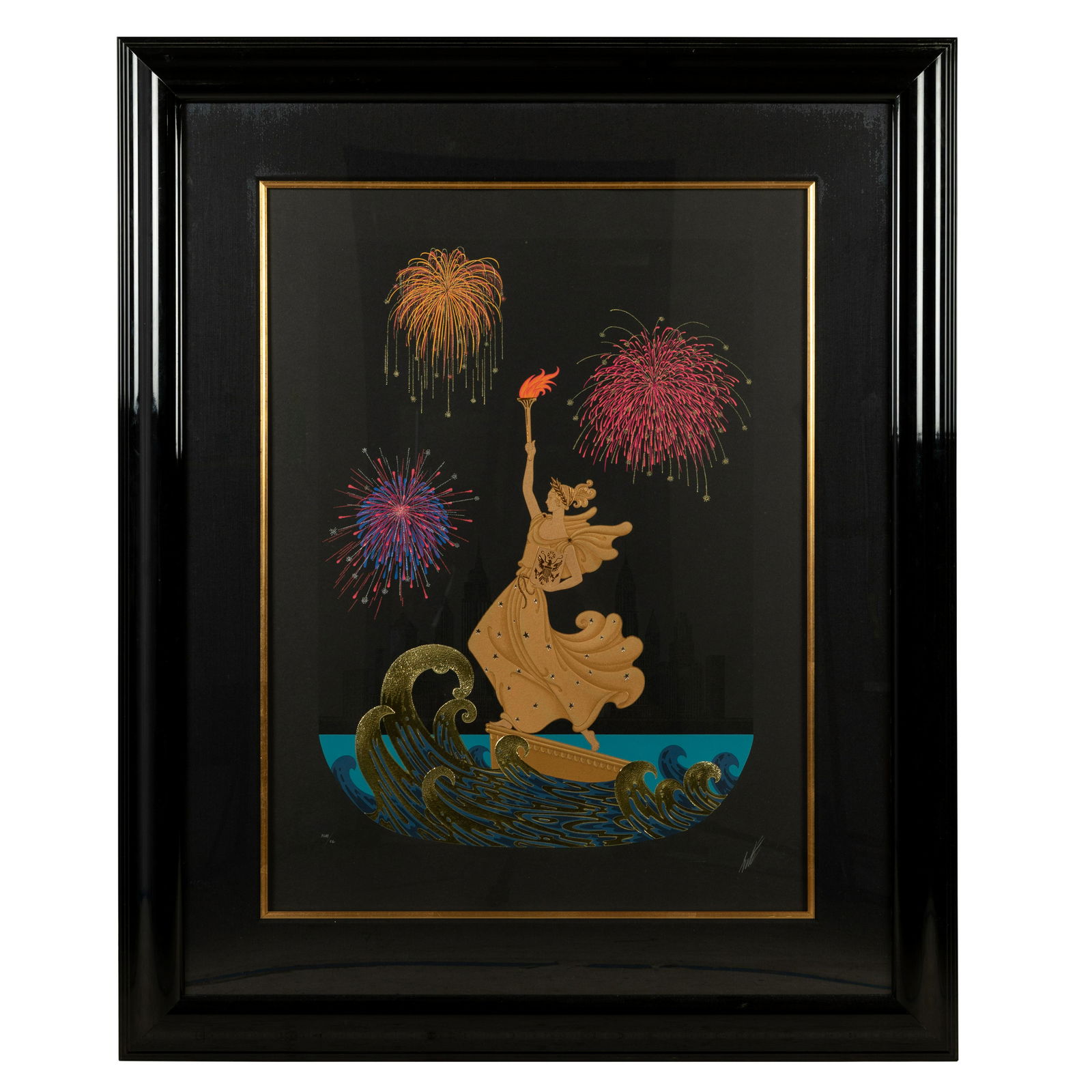 Erte - "Liberty Night" Serigraph (1 of 4)