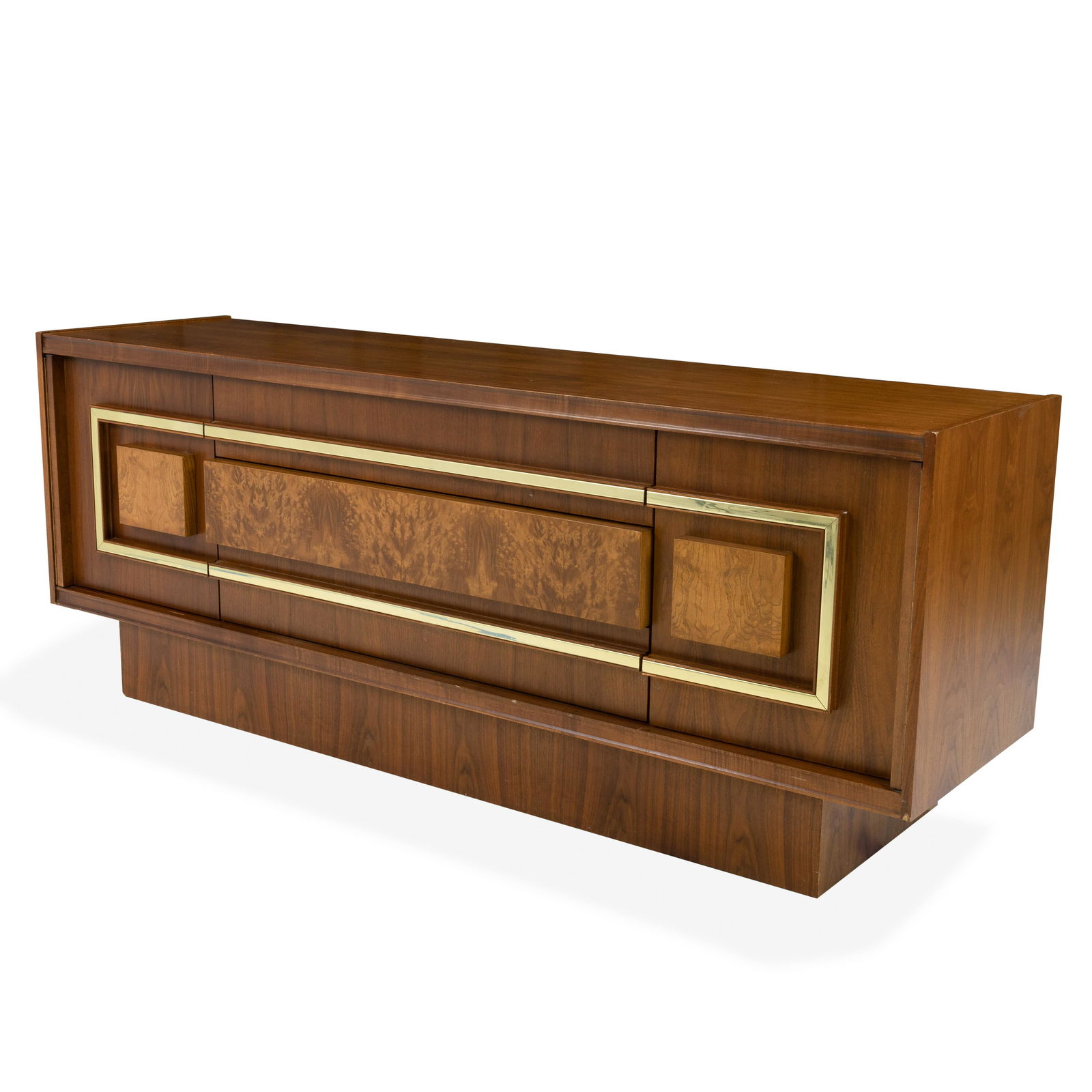 Walnut & Burl Credenza (1 of 10)