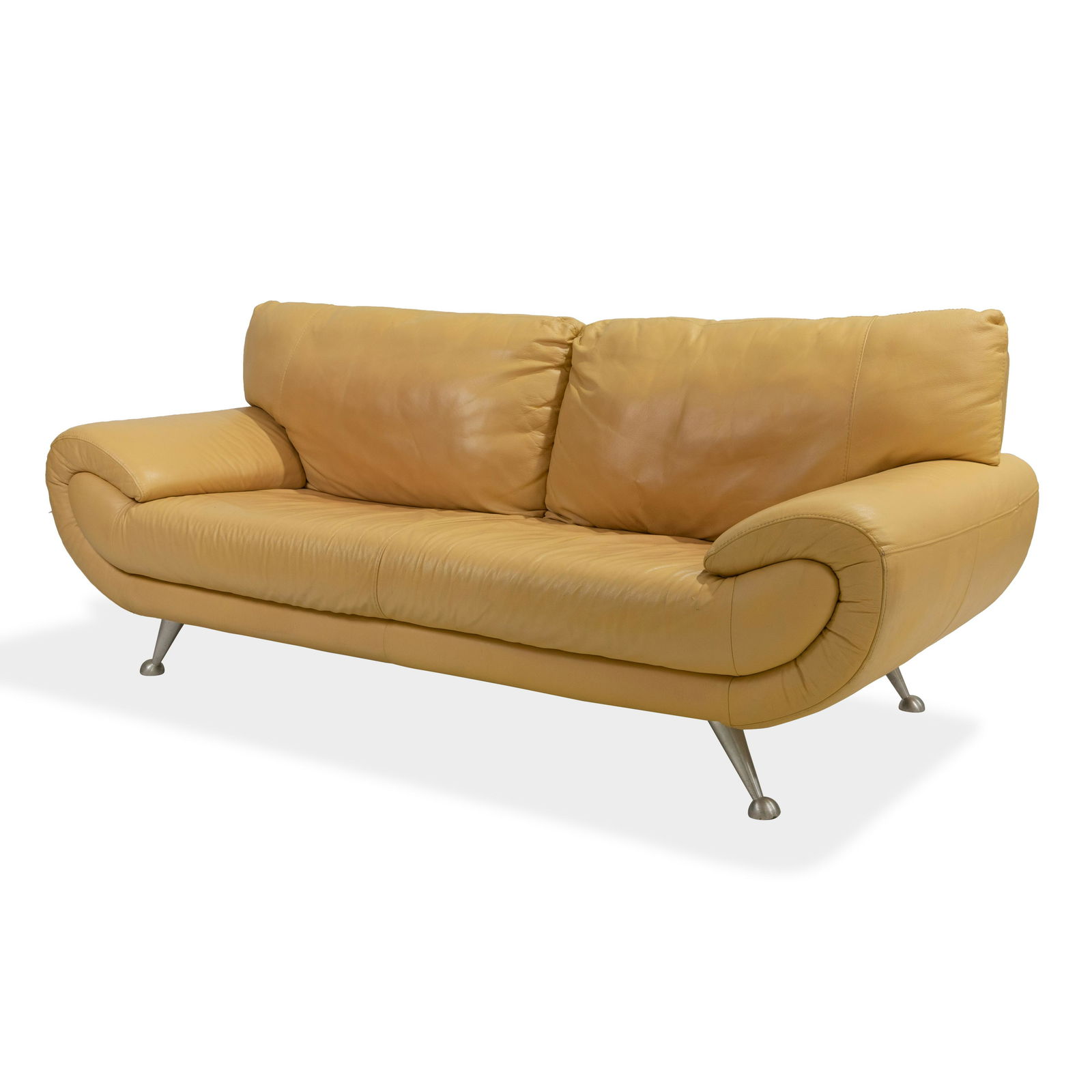 Italian leather sectional by nicoletti italia discount