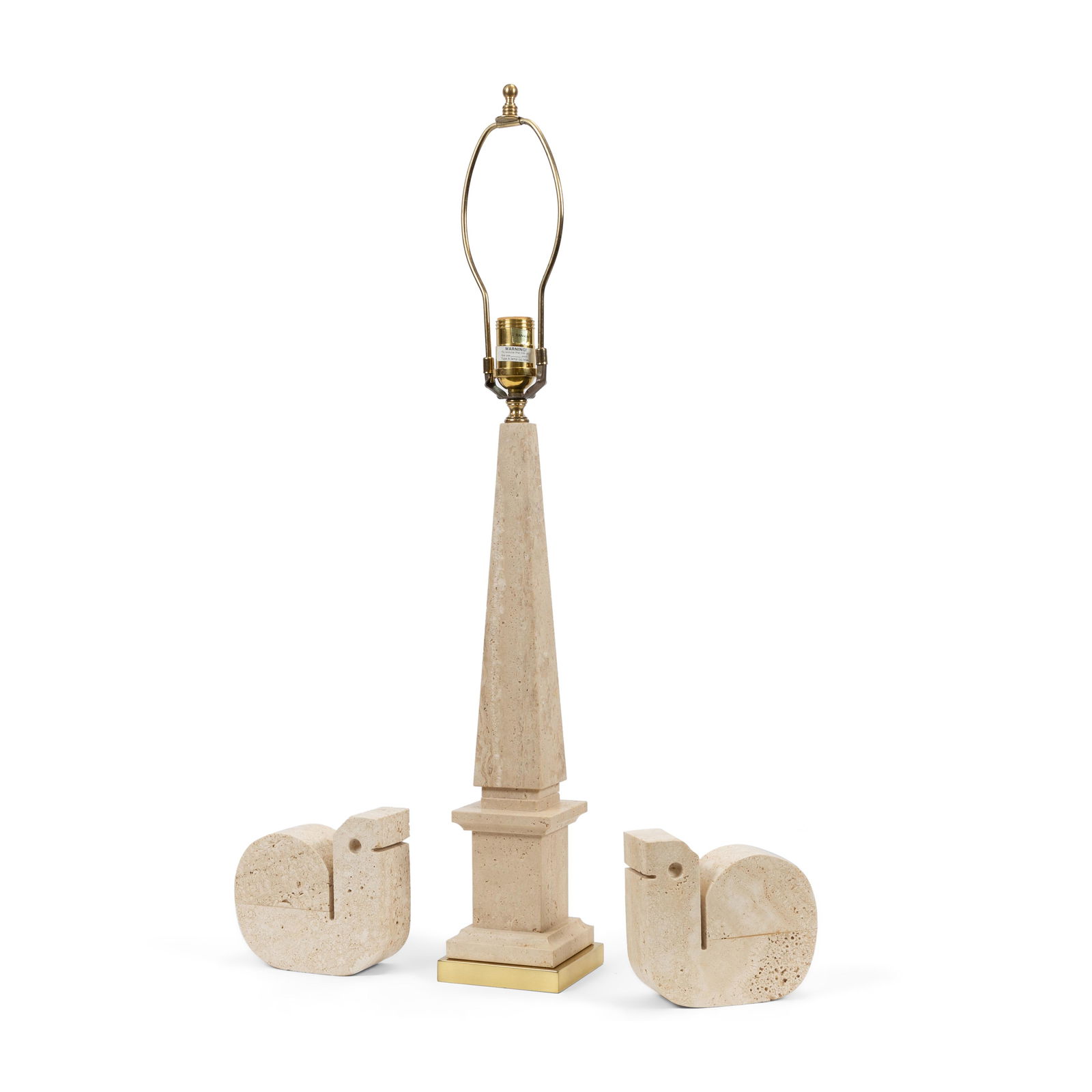 Paul Hanson - Obelisk Lamp and Bookends (1 of 4)