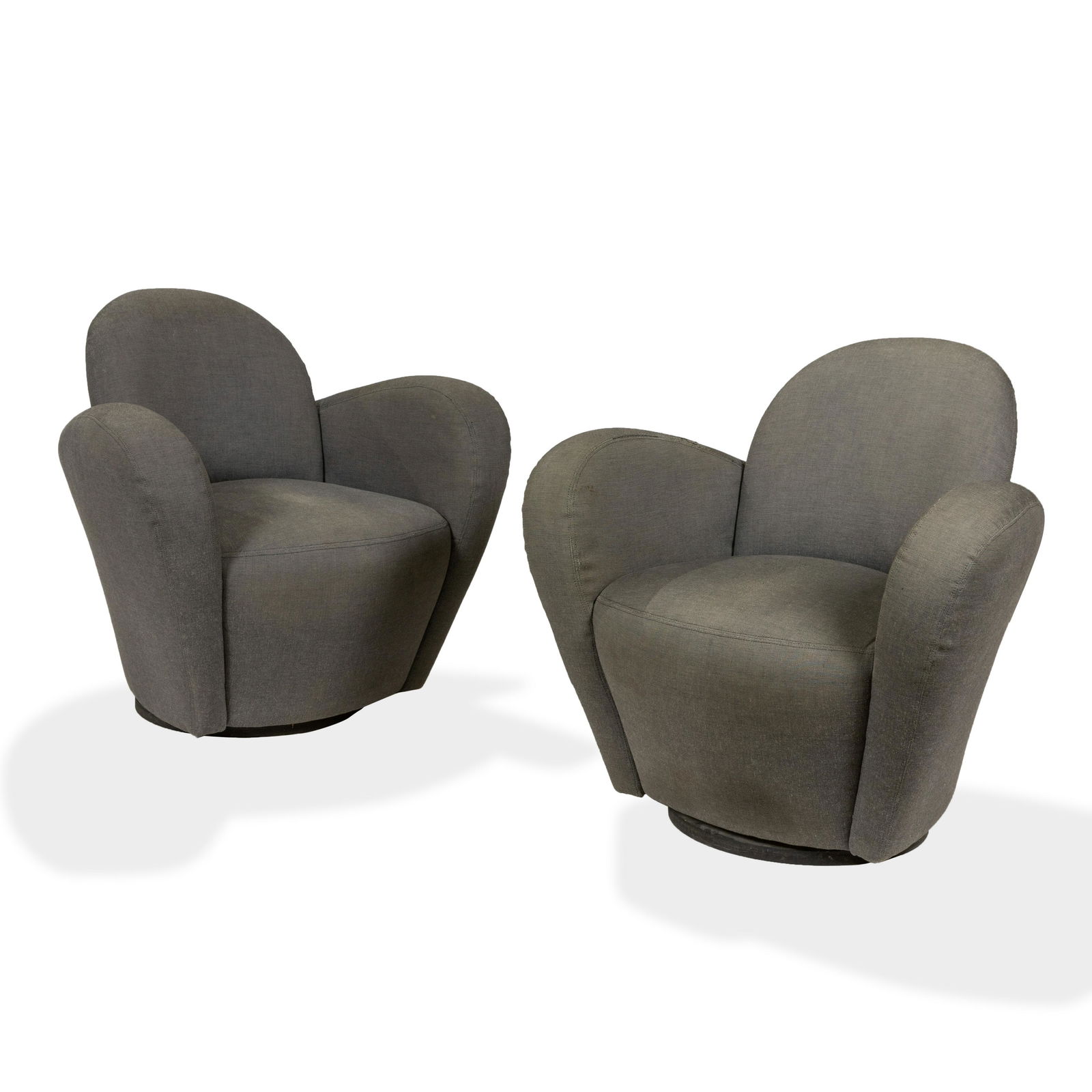 Vladimir Kagan (Attr.) - Swivel Lounge Chairs (1 of 2)