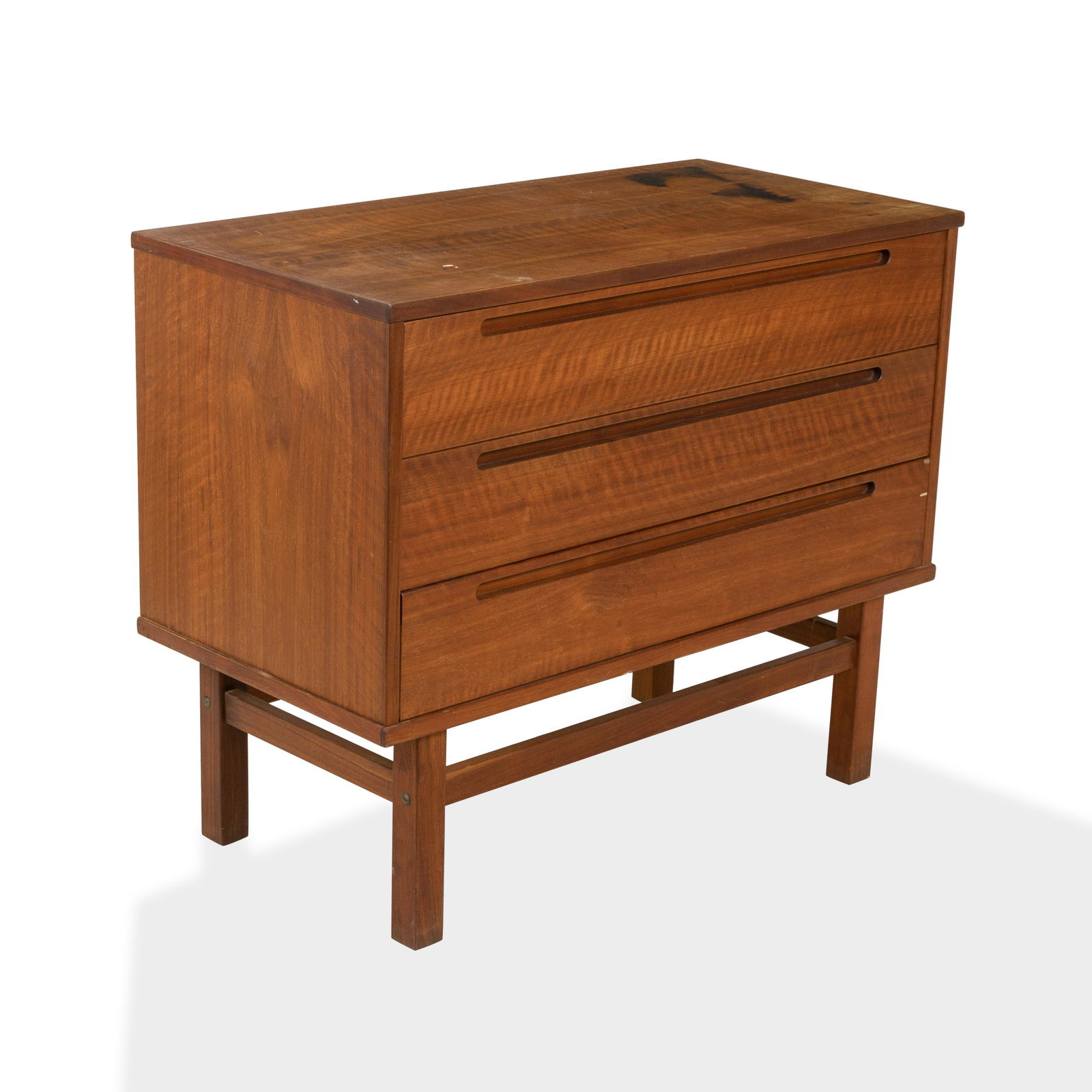 Nils Jonsson - Teak Small Dresser: Description - Nils Jonsson teak small dresser. Dimensions - 29" x 36" x 17.5"