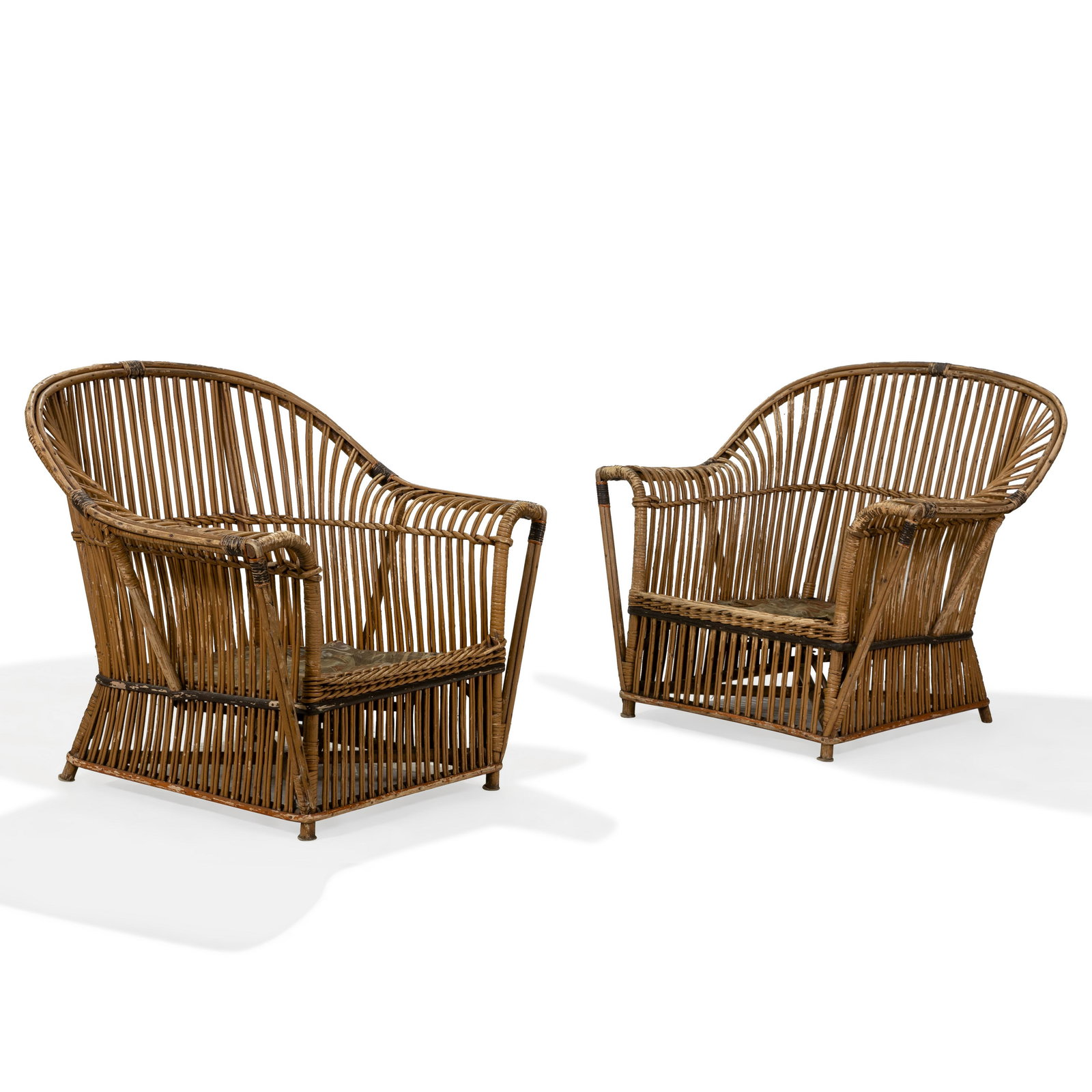 Split Reed Lounge Chairs (1 of 3)