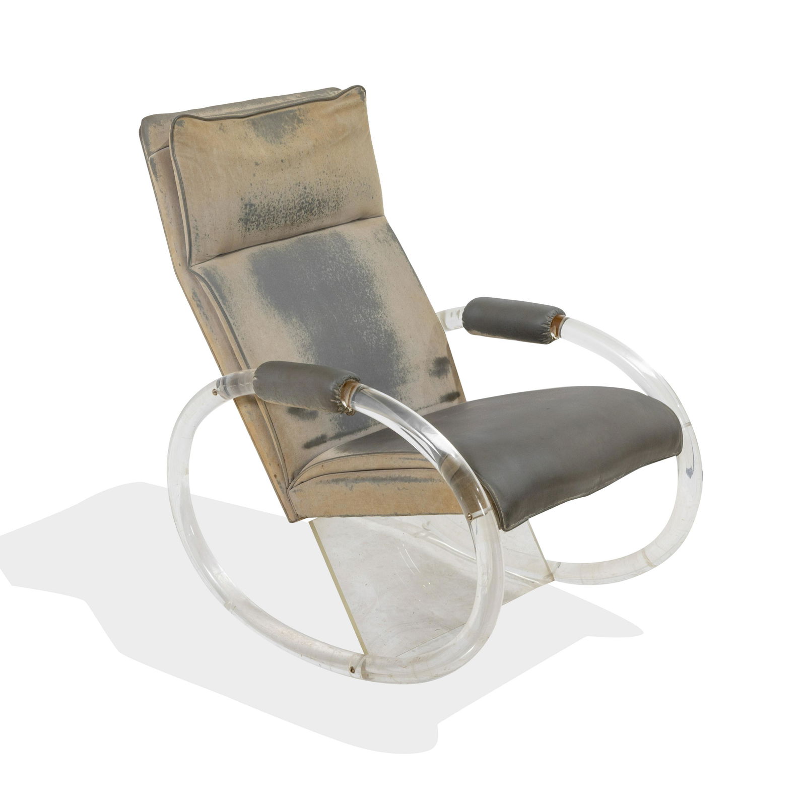Charles Hollis Jones- Lucite Rocking Chair (1 of 3)